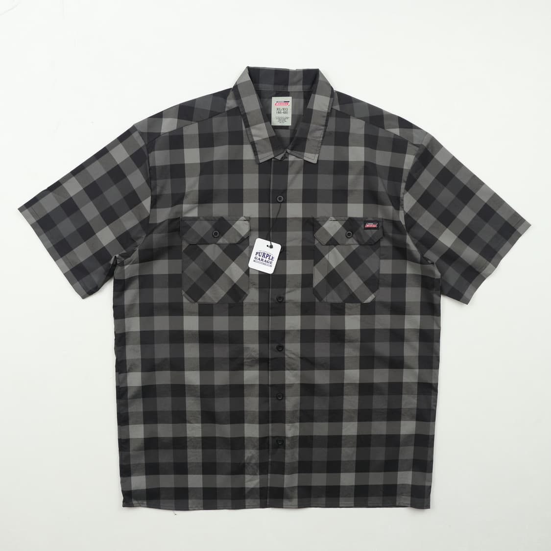 디키즈 체크 반팔 셔츠 XL A1067 상품이미지1