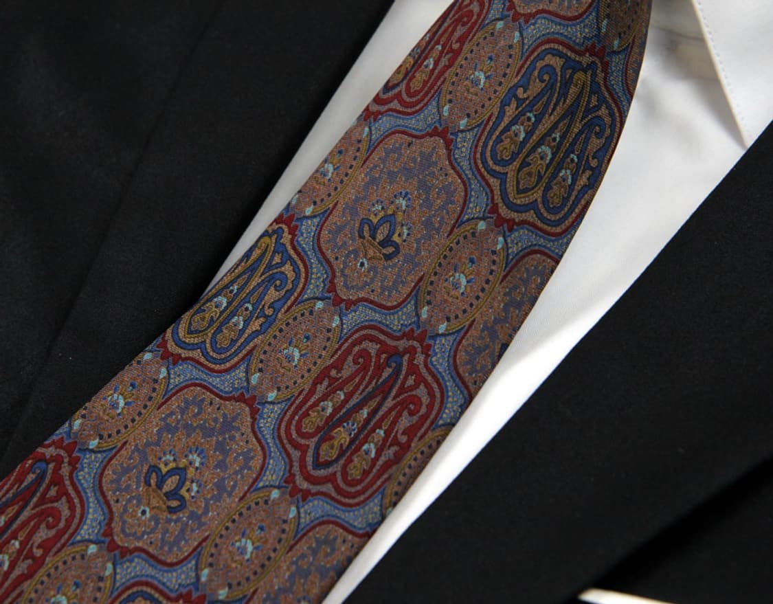 에트로 9.4cm A+등급 페이즐리 이탈리아 명품넥타이 상품이미지5