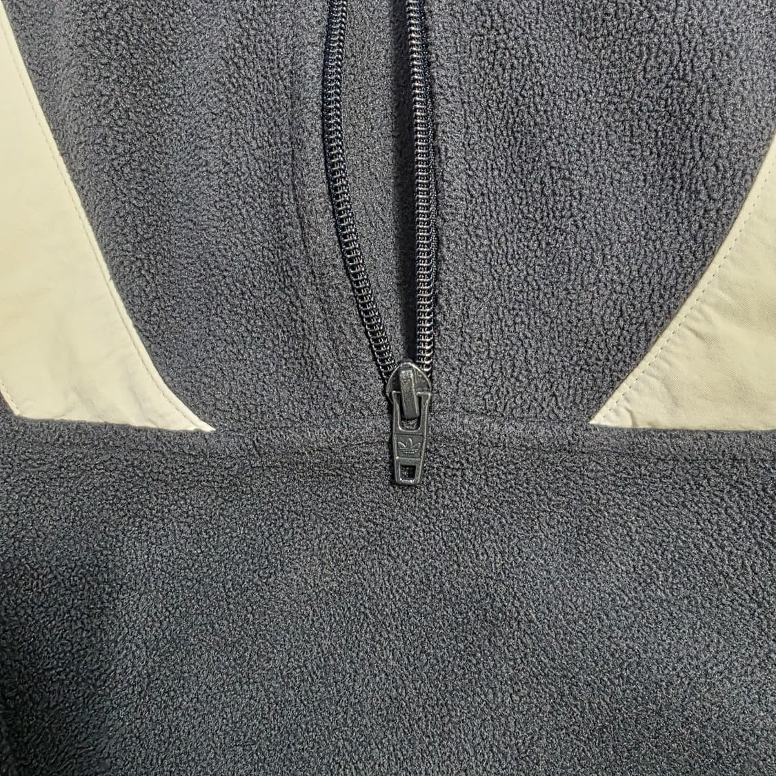 0157 아디다스 발란타 트랙탑 폴라 플리스 맨투맨 반집업 XL 상품이미지7