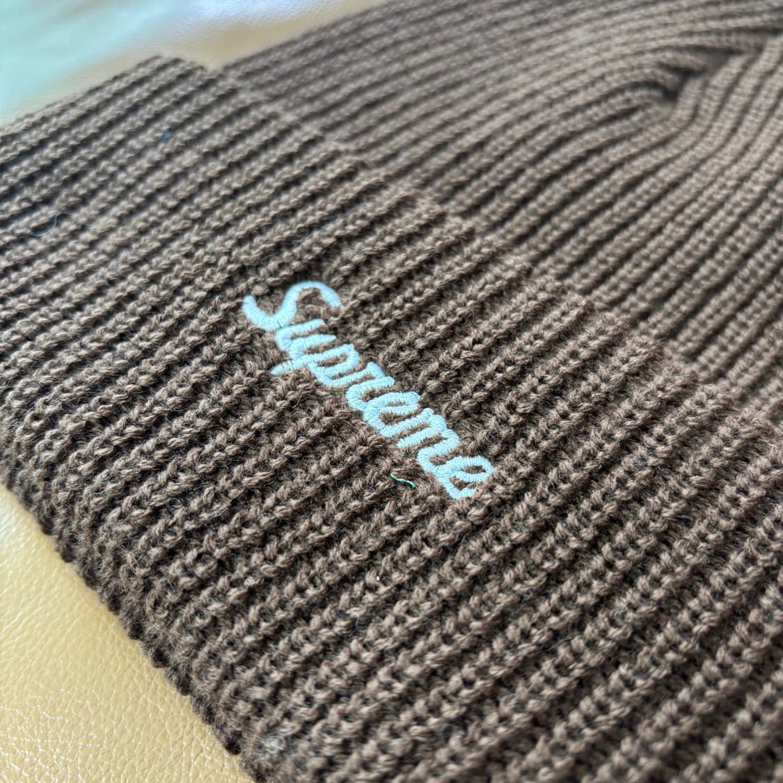 Supreme 슈프림 루즈 게이지 브라운 비니 모자 (Brown) 상품이미지3