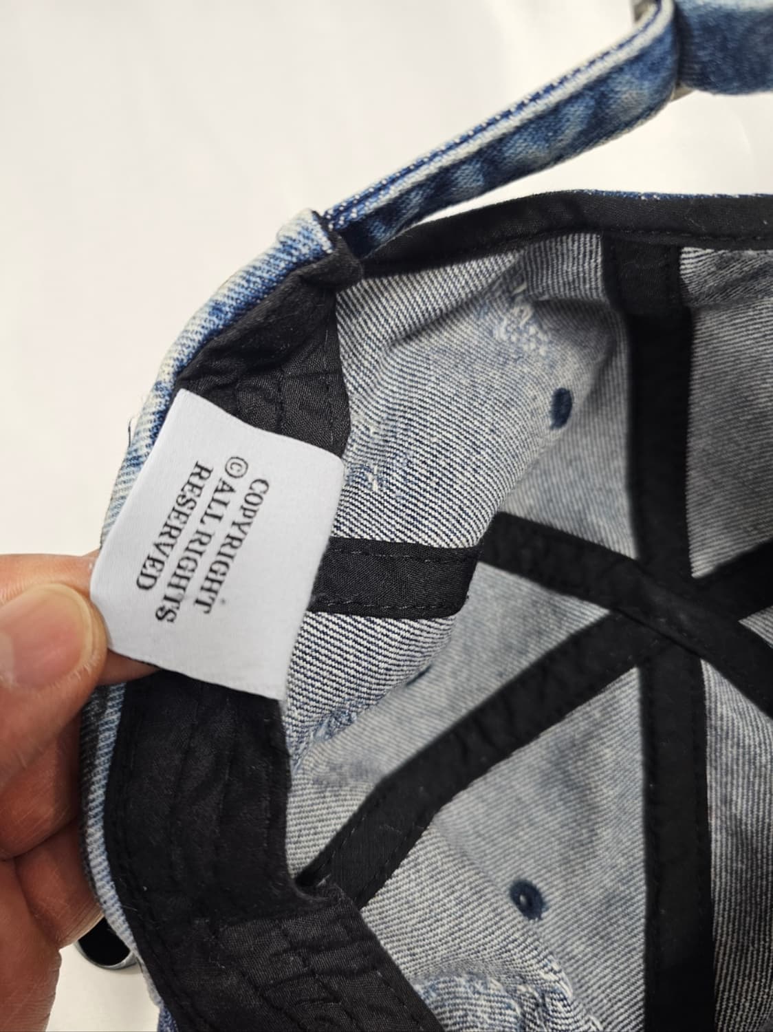 웰던미네드데님캡 상품이미지7