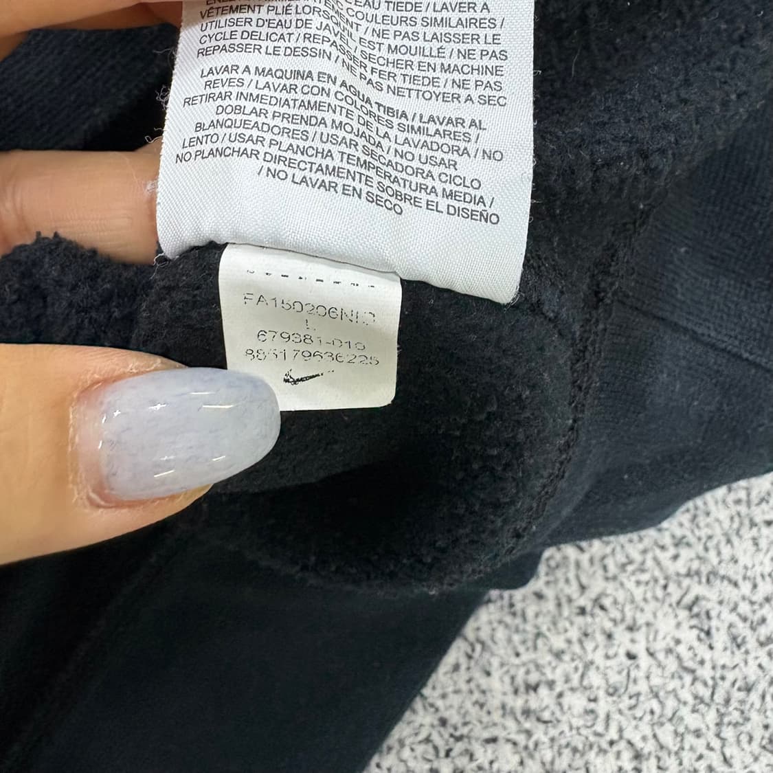 L 나이키 남성 올드스쿨 빅스우시 후드티 0324J 상품이미지4