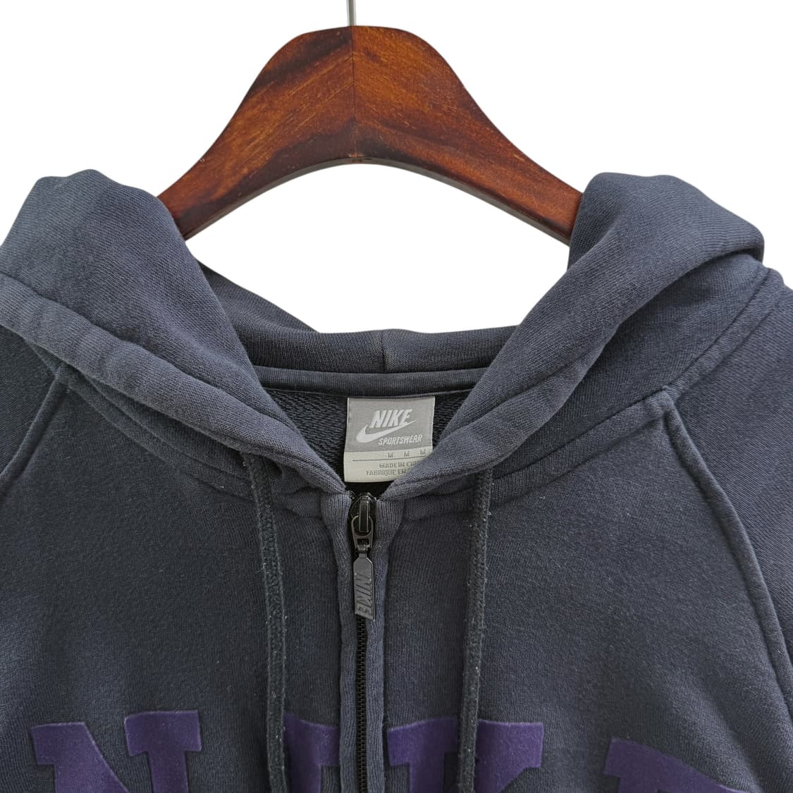 [M] 나이키 블랙 스트라이프 후드집업 상품이미지5