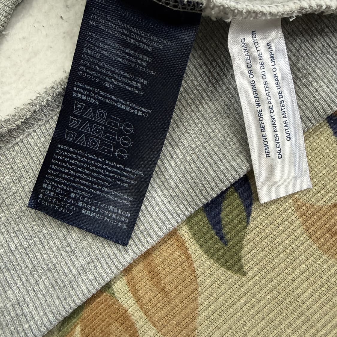 (M)타미힐피거 Tommy hilfiger 빅로고 맨투맨(그레이) 상품이미지3