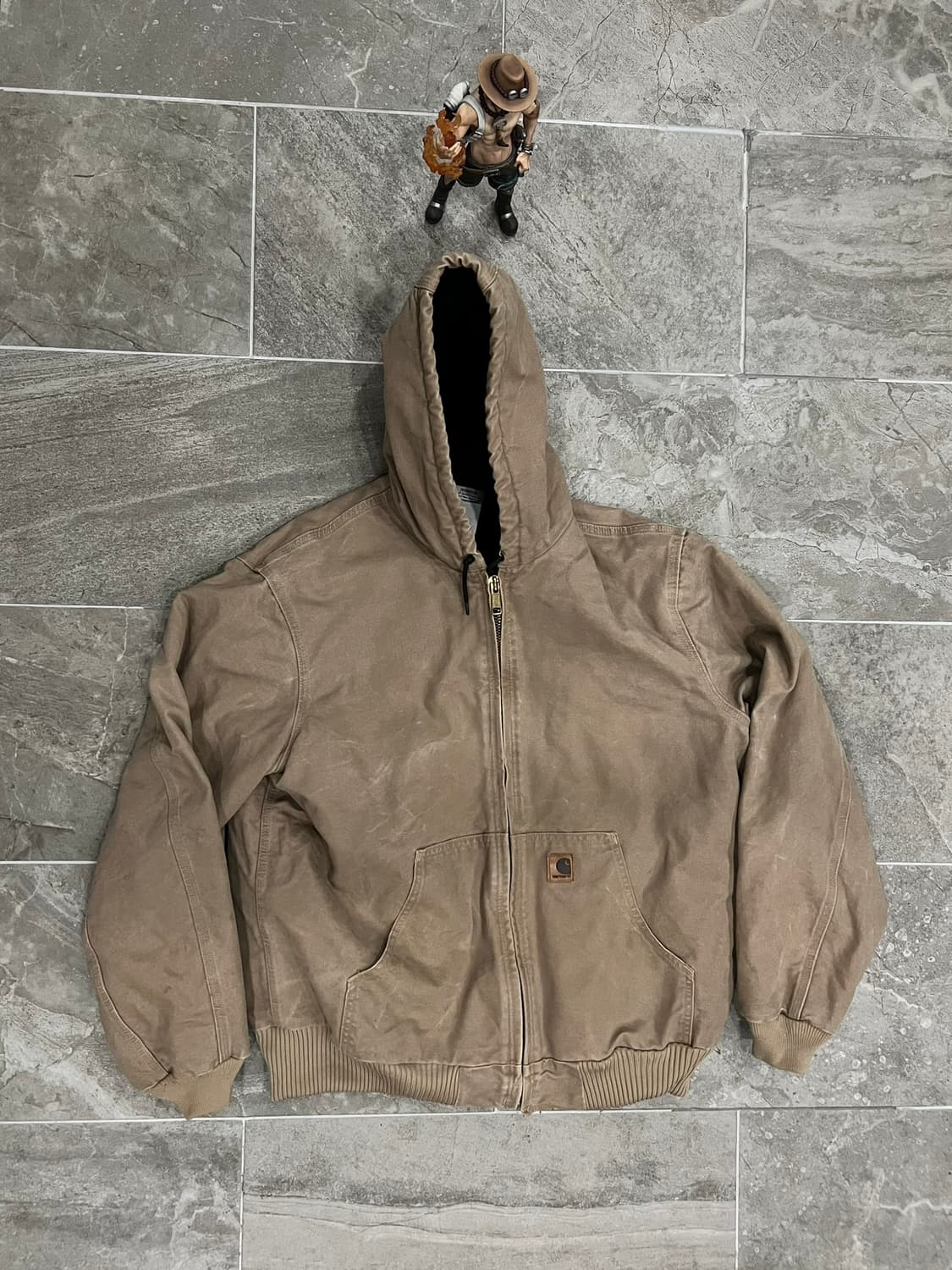 (XL) 칼하트 덕 액티브 후드자켓 J130 DKB 다크브라운 상품이미지1