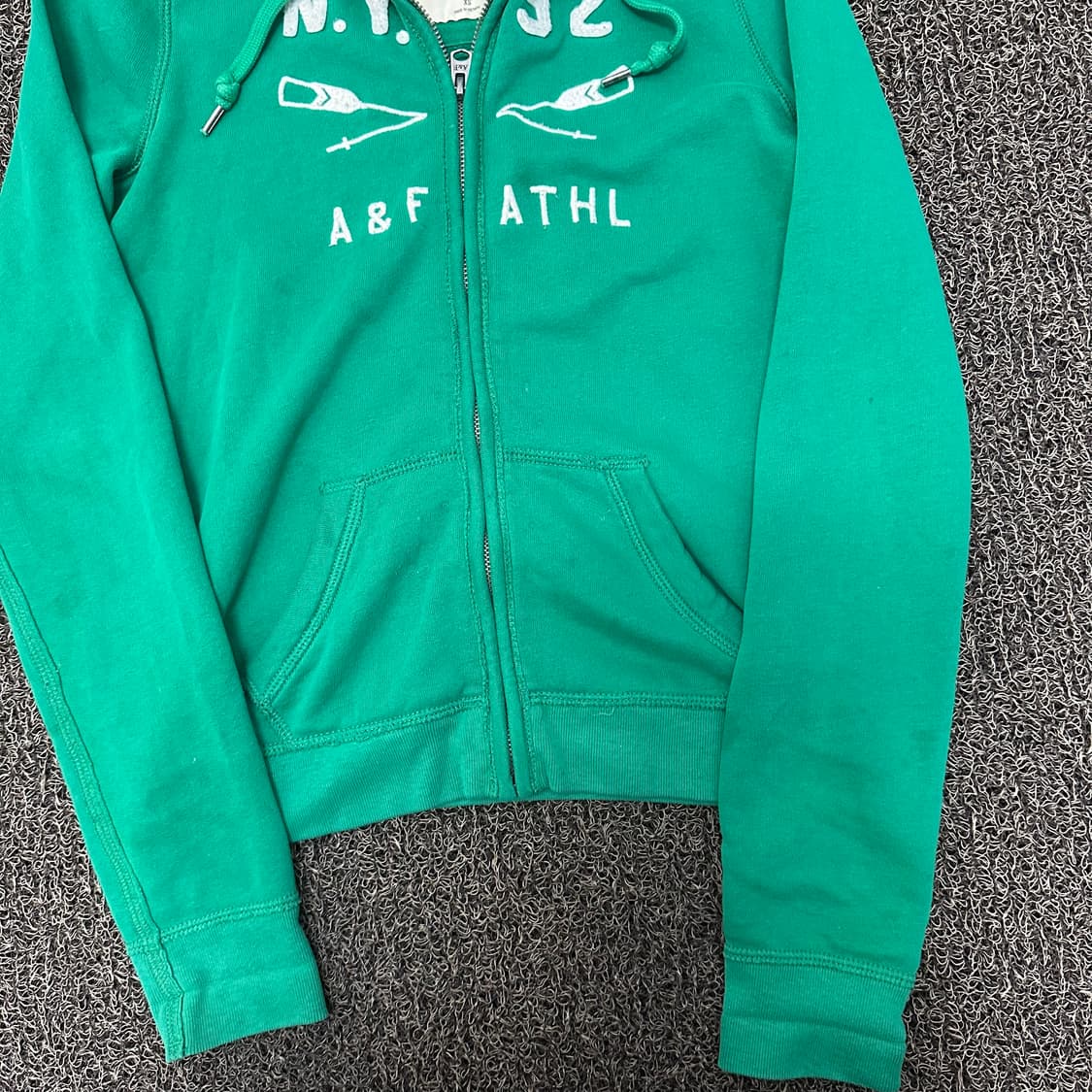 아베크롬비 여성 후드집업 그린 XS 상품이미지3