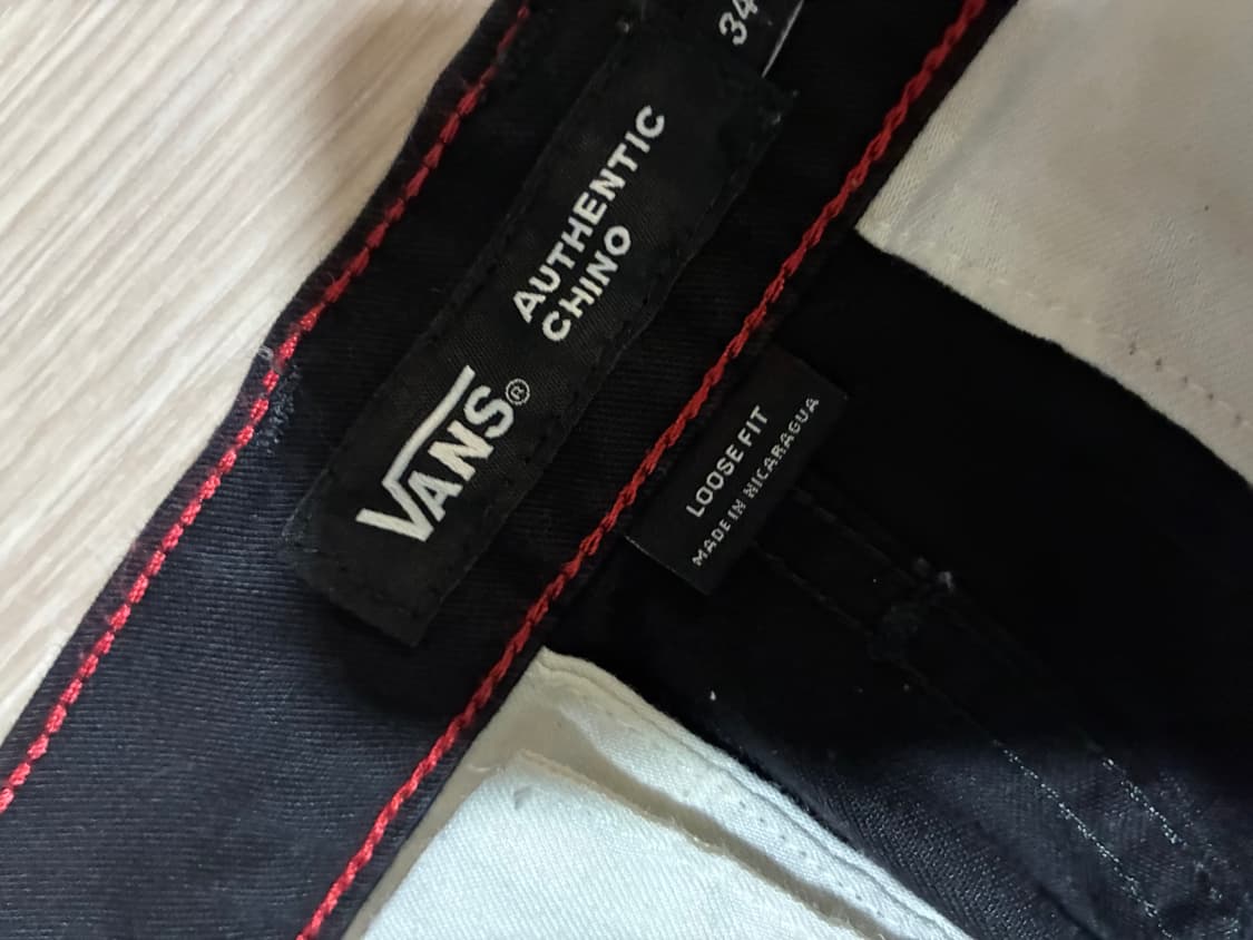 반스 어센틱 루즈핏 팬츠 블랙 상품이미지4