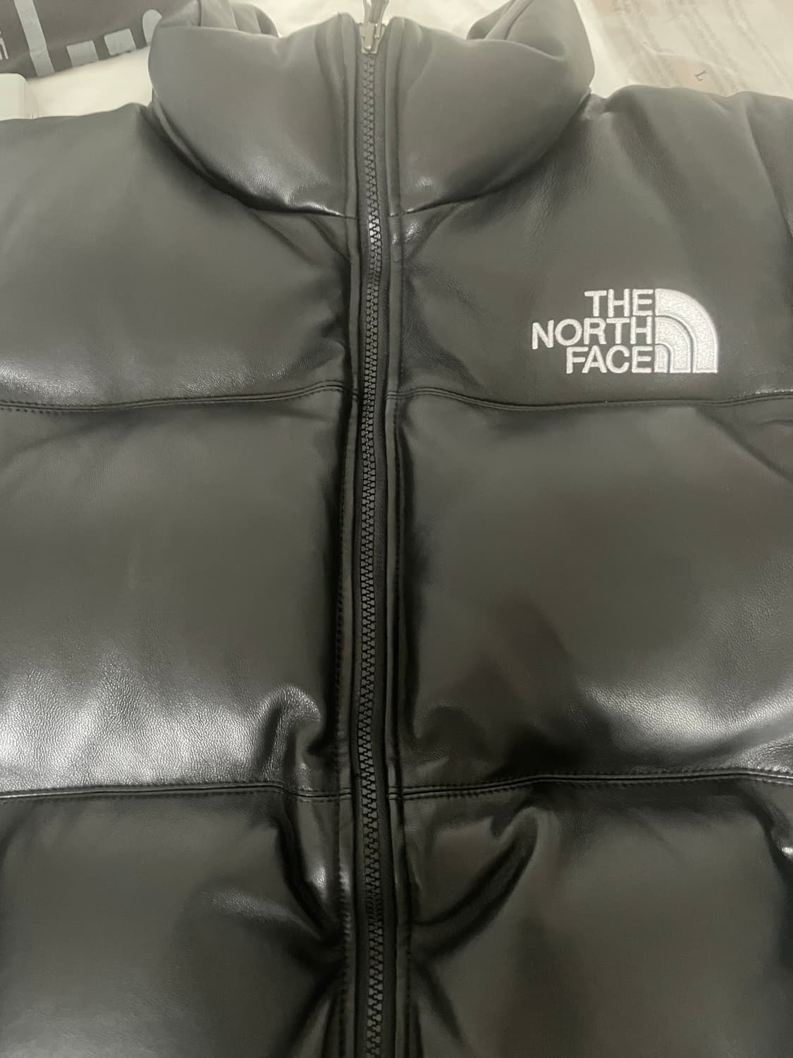 노스페이스700 가죽패딩 상품이미지1