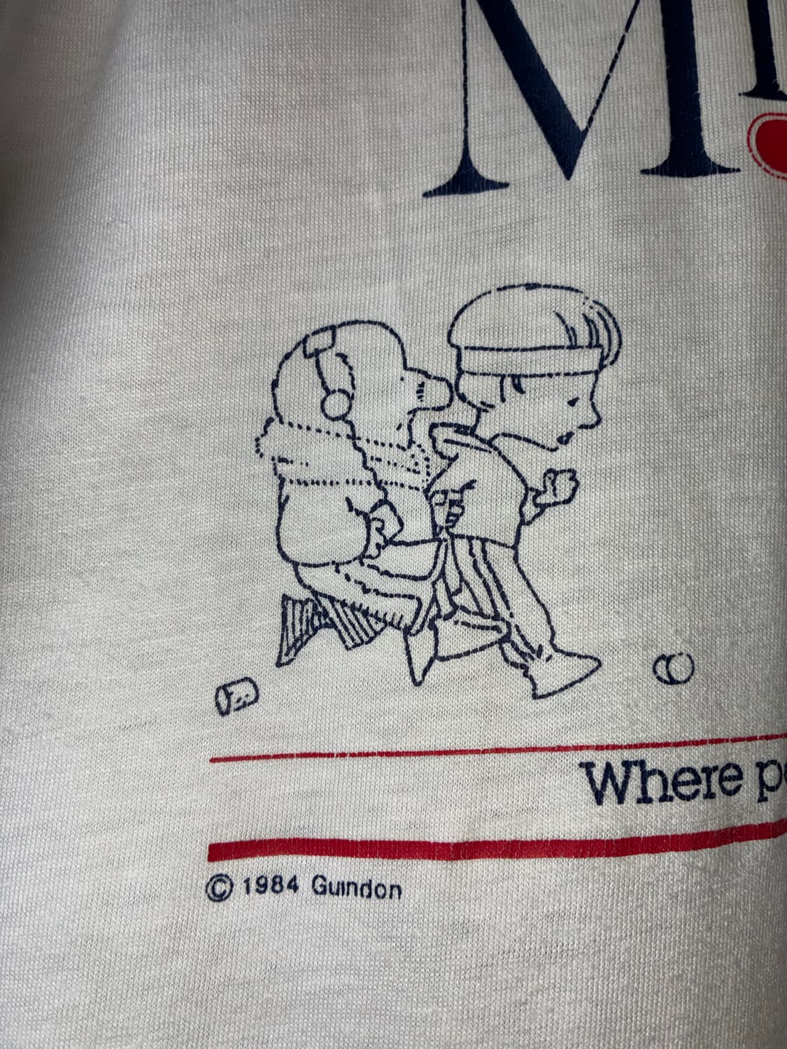 80s Michigan Running Raglan Tee USA 상품이미지5