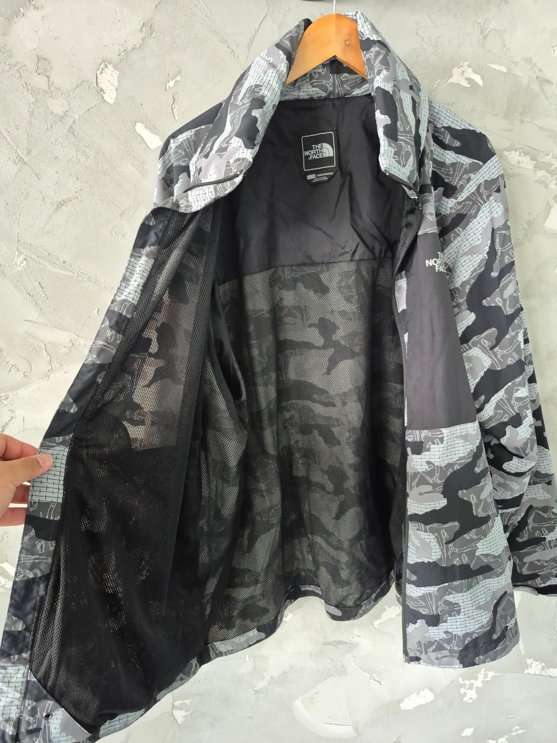 노스페이스 카모 바람막이 XL 상품이미지5