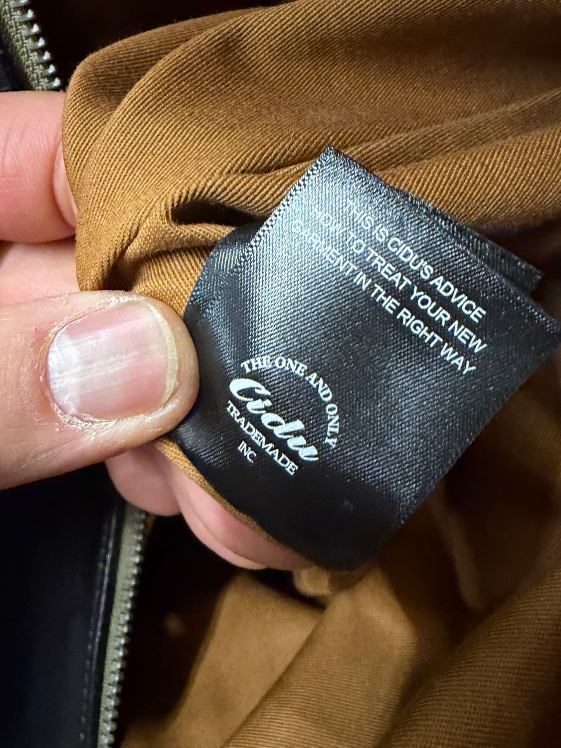 CIDU A-2 가죽 항공 자켓 38사이즈 상품이미지8