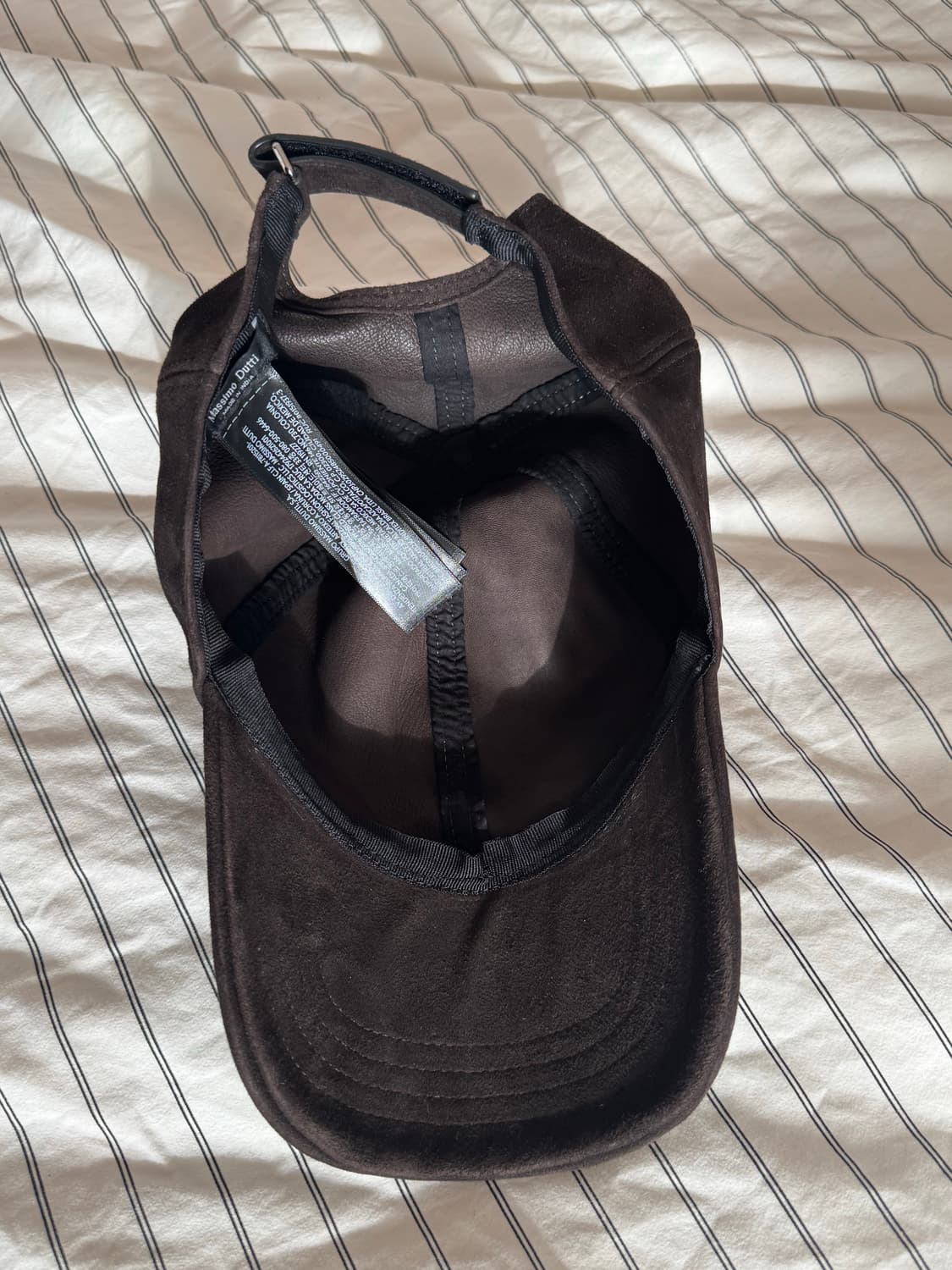 (새상품급)Massimo Dutti 스웨이드 볼캡 (브라운) 01사이즈 상품이미지4