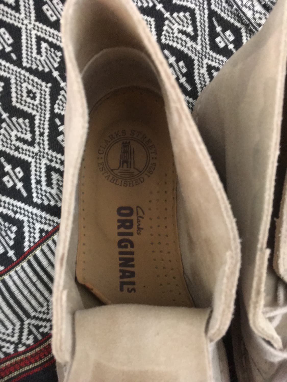 Clarks Originals Beige Camo Suede Desert 상품이미지7