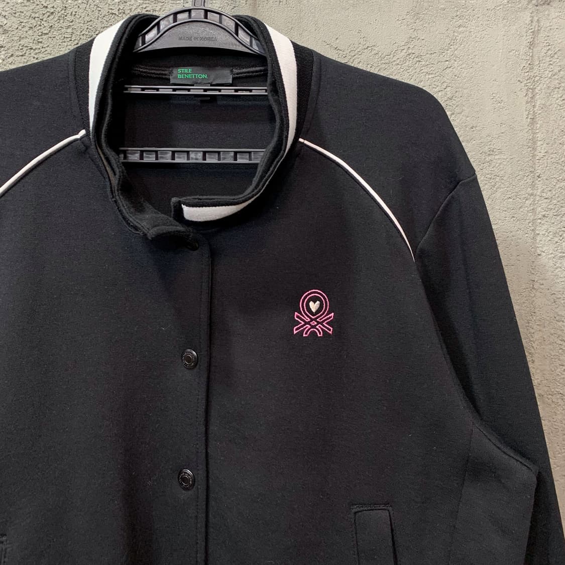 [XL] 스타일 베네통 크롭핏 코튼 풀집업 상품이미지1