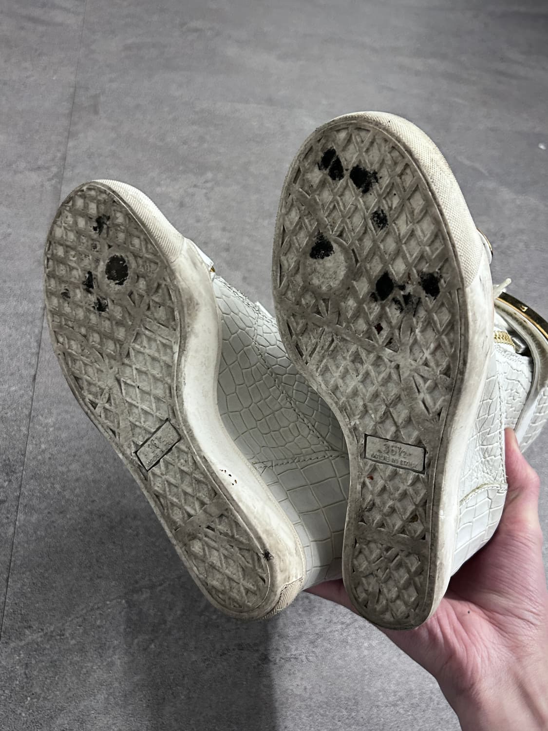 쥬세페자노티 파이톤 히든 웨지 하이탑 상품이미지7