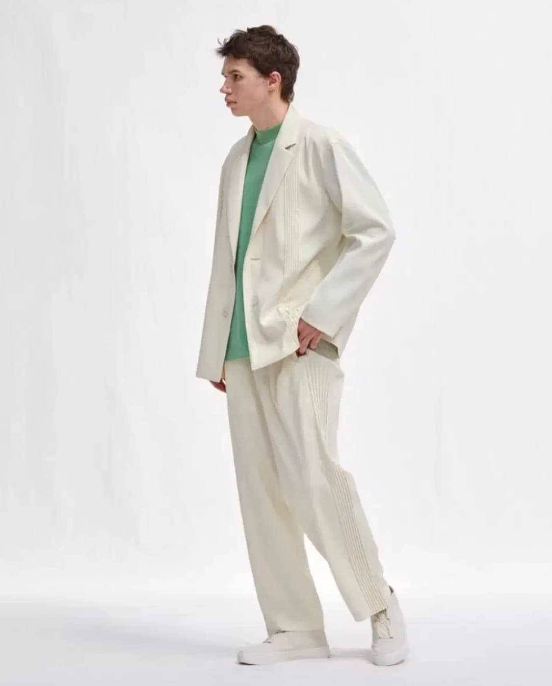 블랙컬러 이세이미야케 아임멘 플리츠 팬츠 옴므플리세 상품이미지2