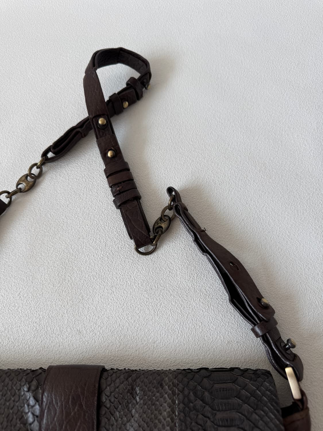 Pre owned 레더 크로스백 상품이미지8