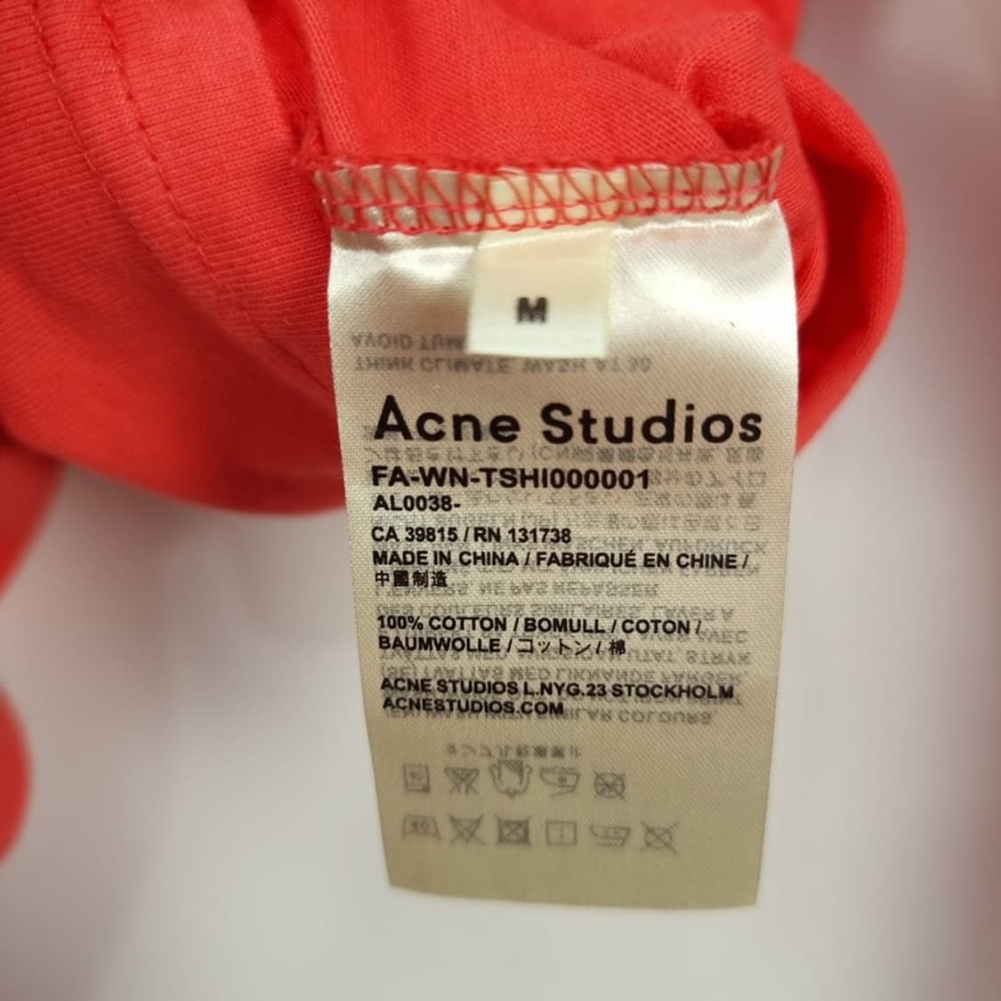 [아크네] 로고 패치 롱슬리브 긴팔티 네오핑크 P01453 상품이미지8