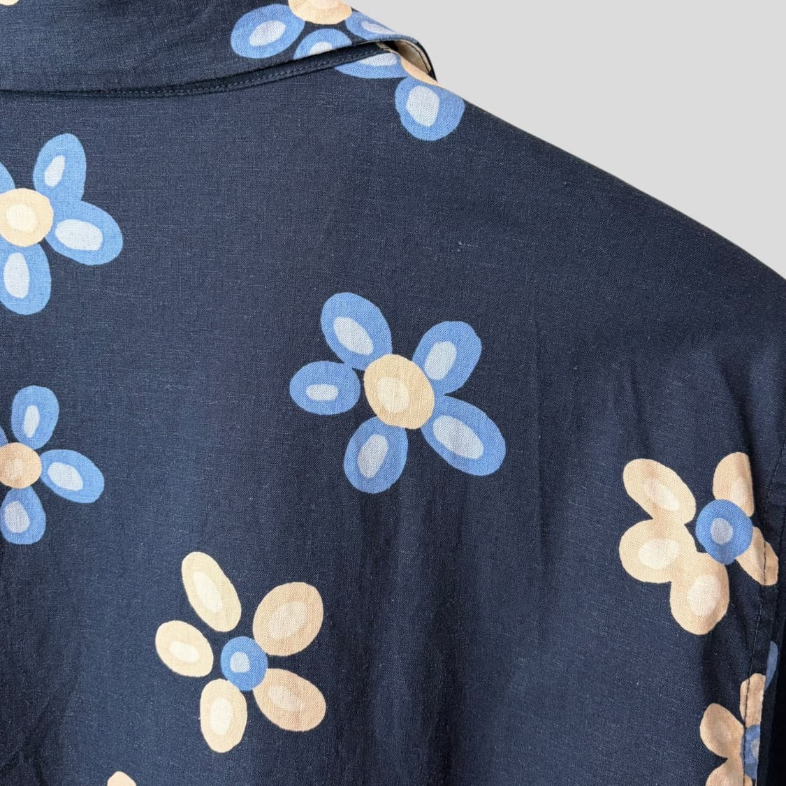 (여성XL)유니클로 마리메꼬 리넨 블렌드 오픈카라셔츠 상품이미지5