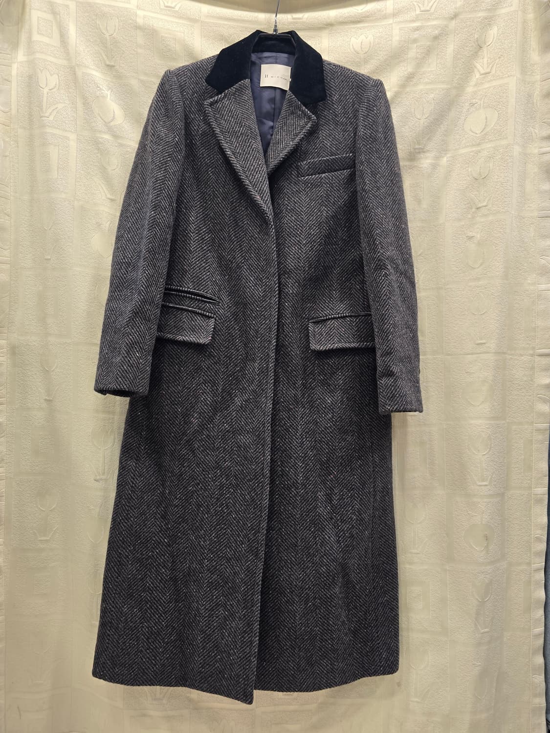 거의새거) 잇미샤 모직 헤링본 코트 롱코트 66 상품이미지1