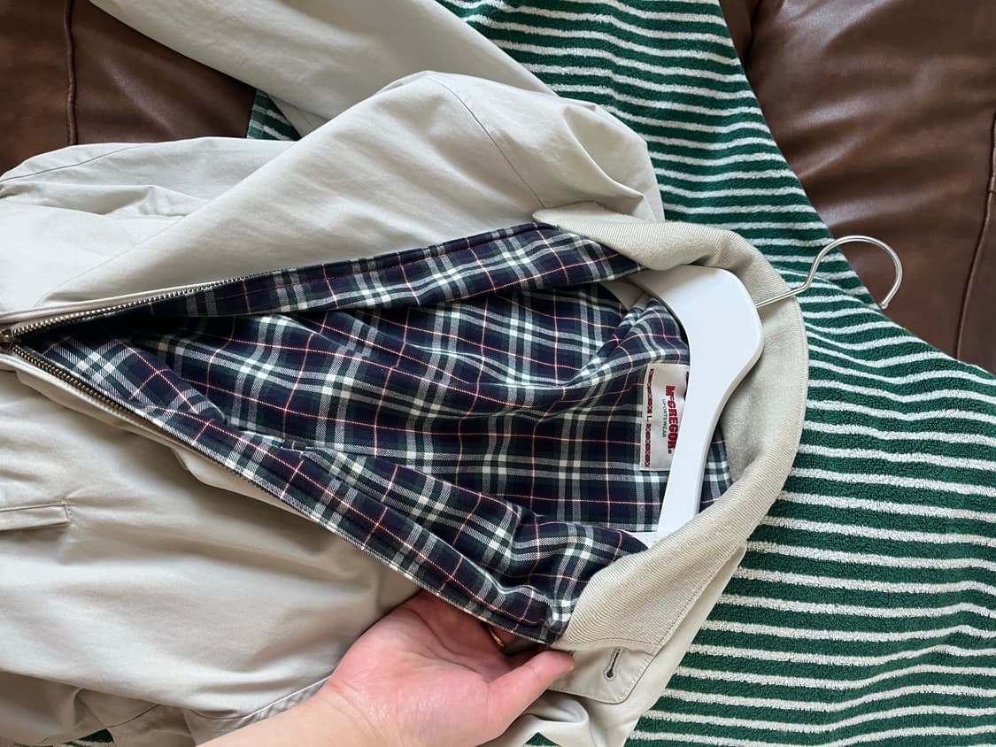 [L]맥그리거 g9 봄버자켓 베이지  상품이미지6