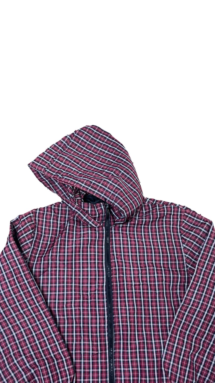 타탄 레드 체크 바람막이 자켓 상품이미지8