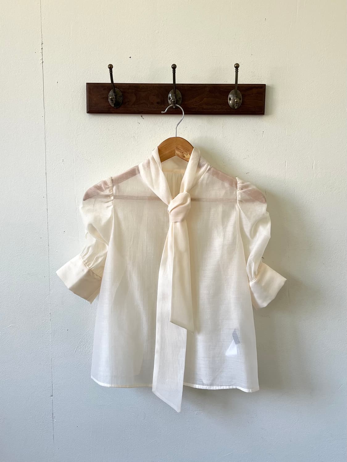 Swingle 타이 쉬폰 블라우스 상품이미지1