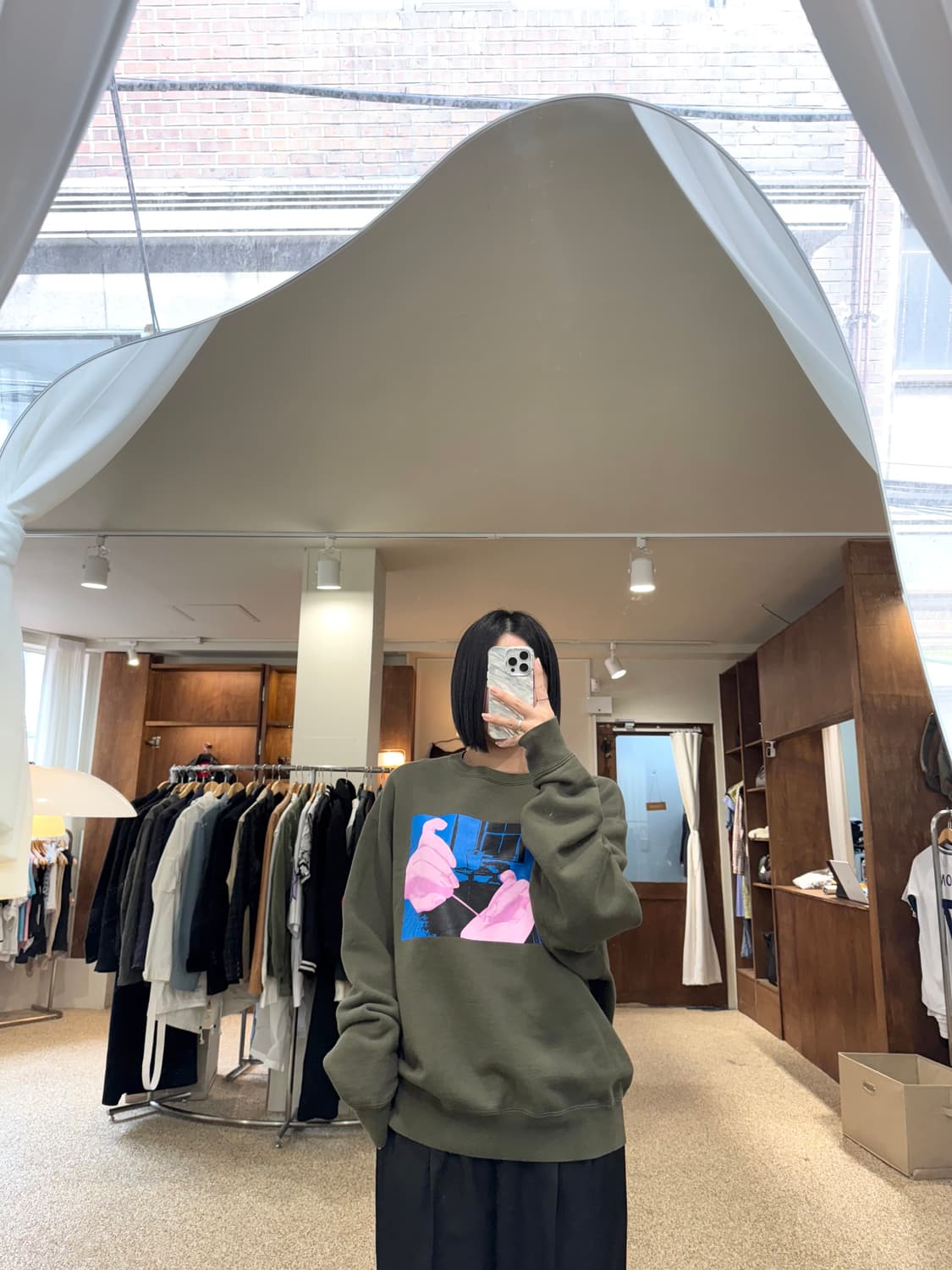 카브엠트 크루넥 스웨트셔츠 상품이미지2
