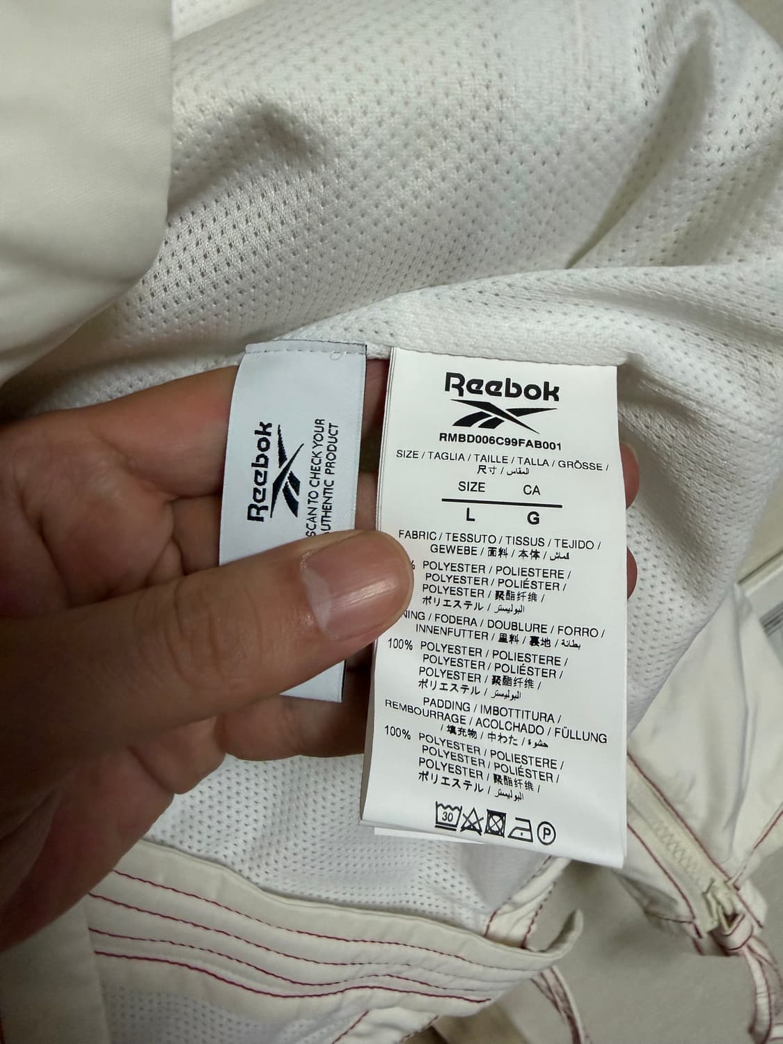 강혁 x 리복 콜라보 트렉 자켓 새상품 상품이미지5