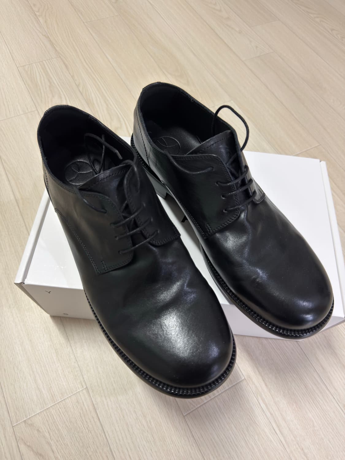 야세 홀리 홀스하이드 컴포트 더비 슈즈 블랙 275 상품이미지2