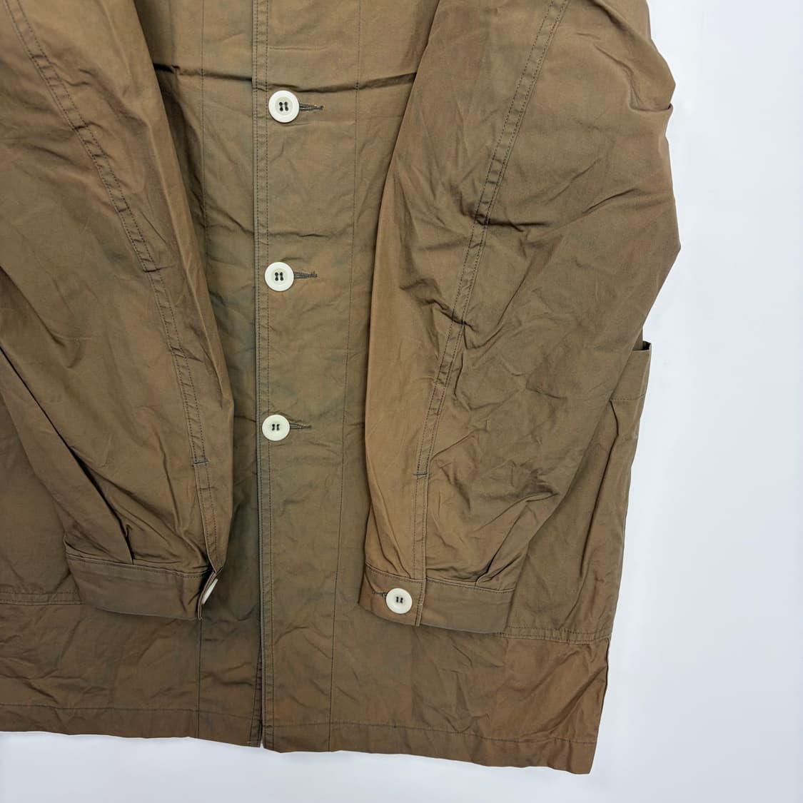 단톤 싱글 코튼 코트 상품이미지7