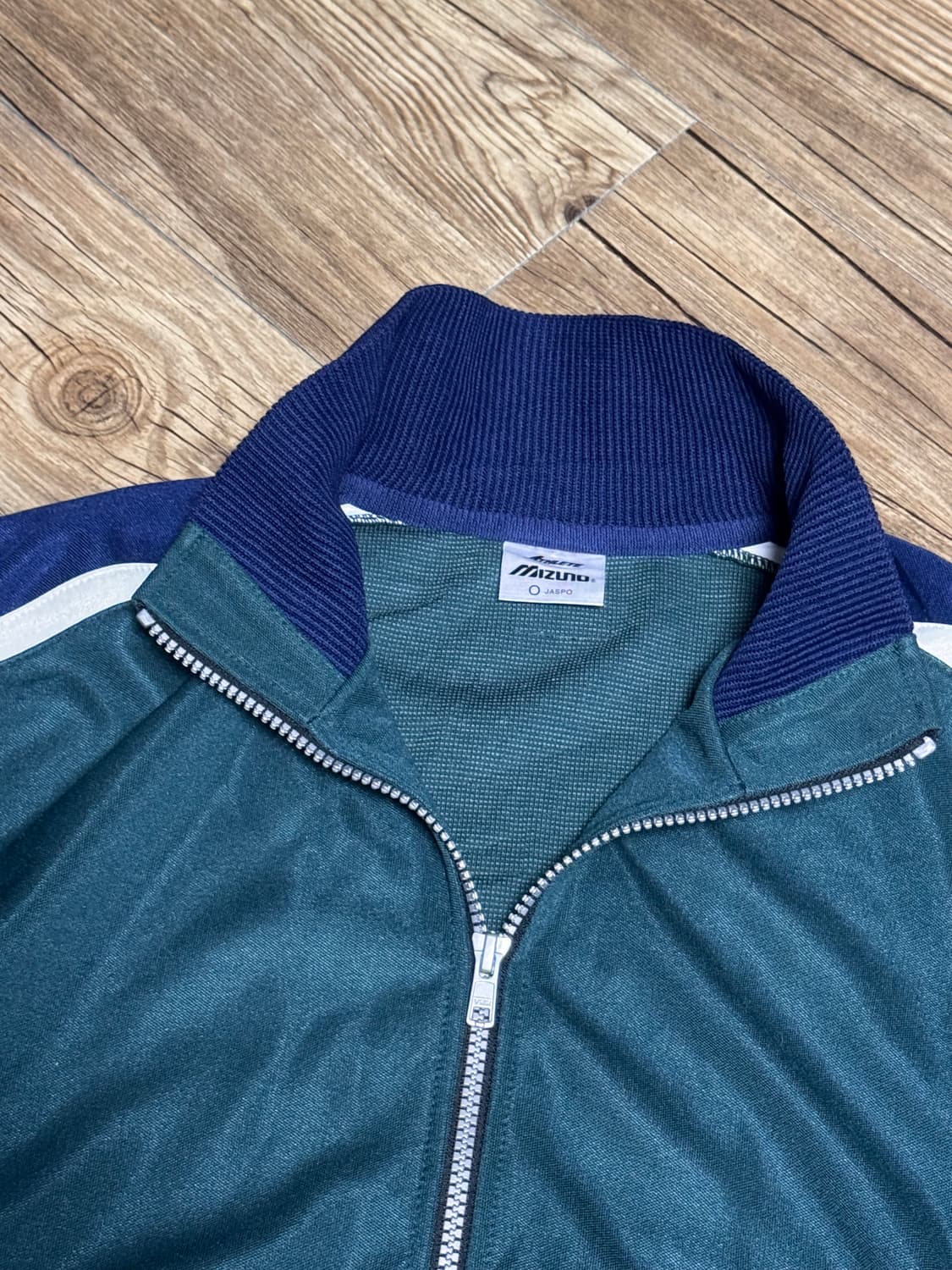 [XL] 미즈노 다크 그린 네이비 져지 자켓 상품이미지4