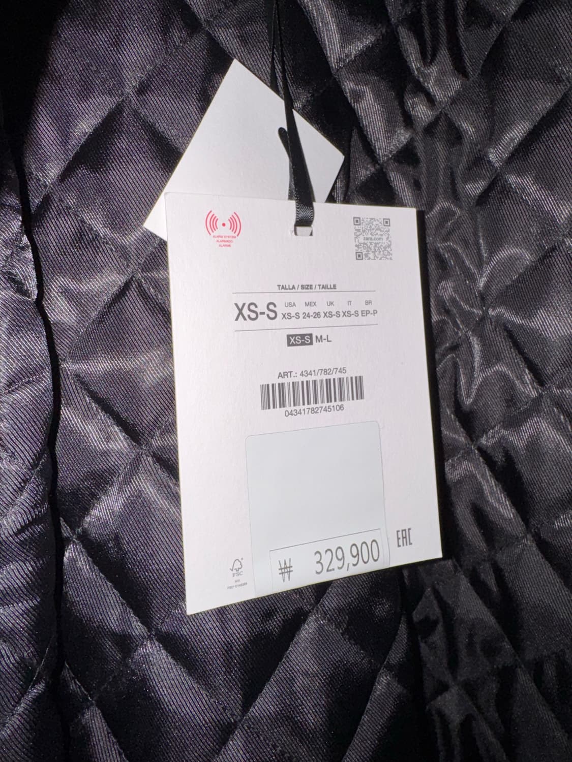 (새상품) 자라 50주년 한정판 가죽 봄버 자켓 (남녀공용) 상품이미지3