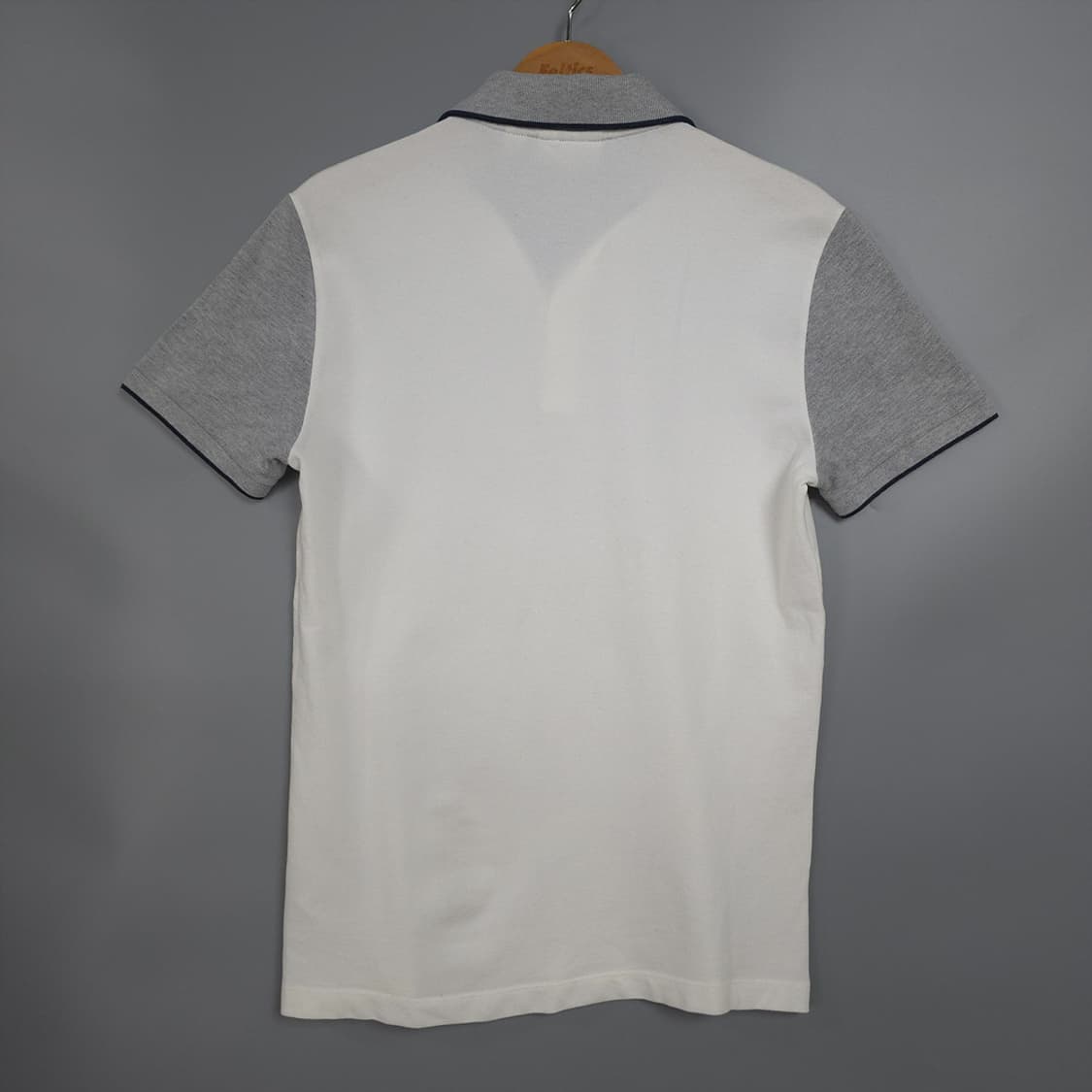 남성용 라코스테 Lacoste 슬림핏 배색 카라 반팔티 95 상품이미지4