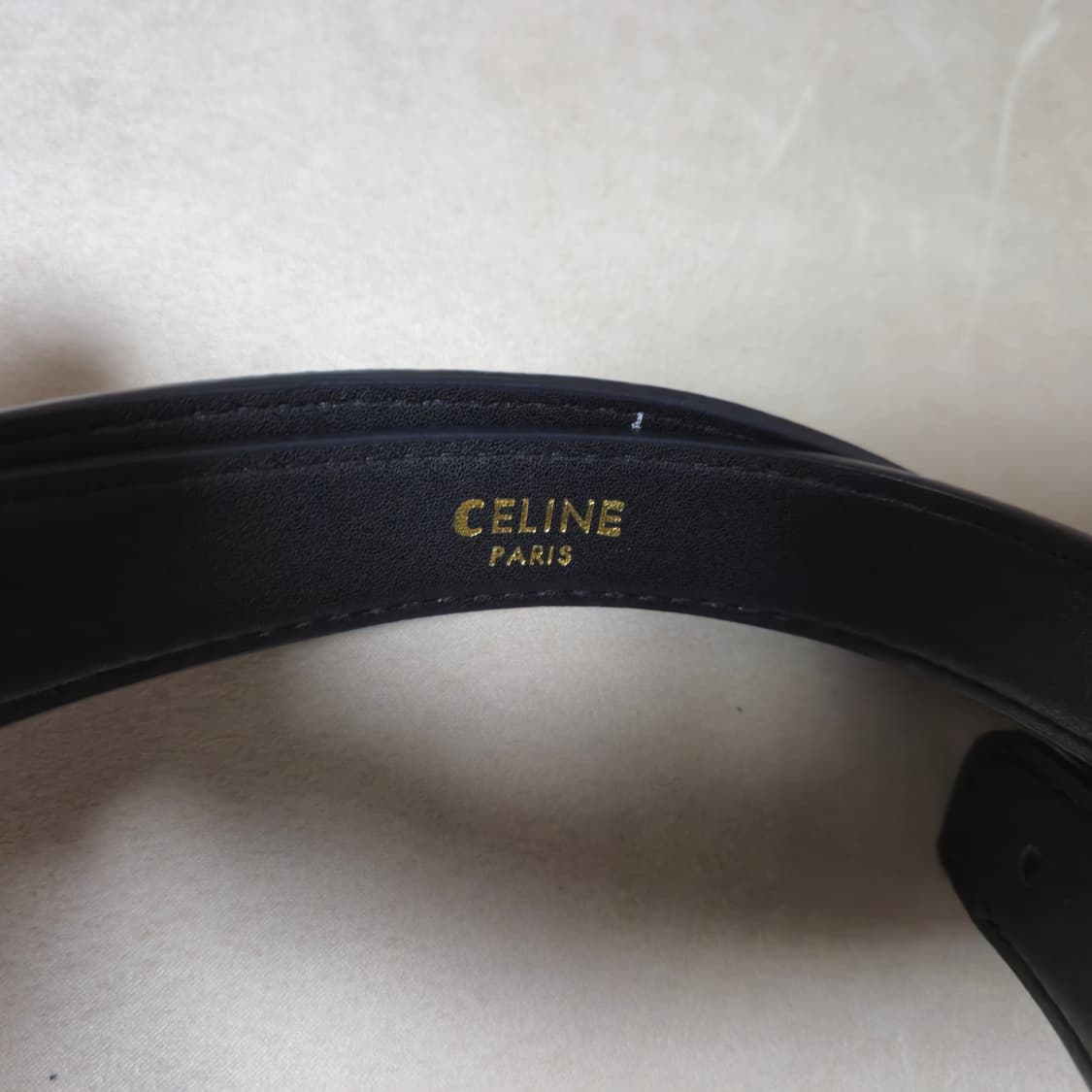 셀린느 트리옹프 금장 블랙 벨트 상품이미지3