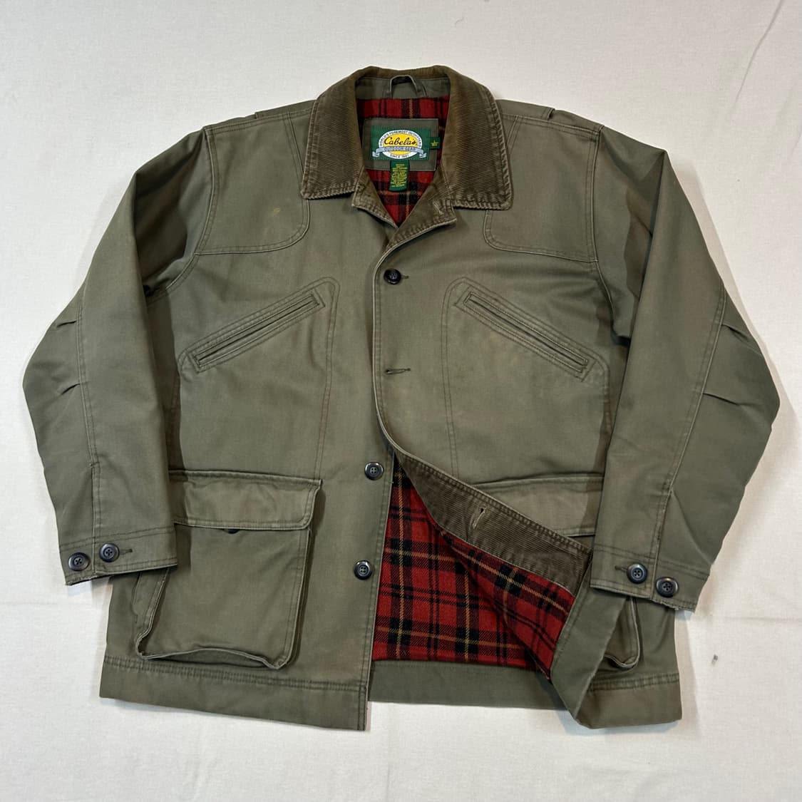 L) CABELAS USA 워크웨어 덕 캔버스 아웃도어 자켓 상품이미지1