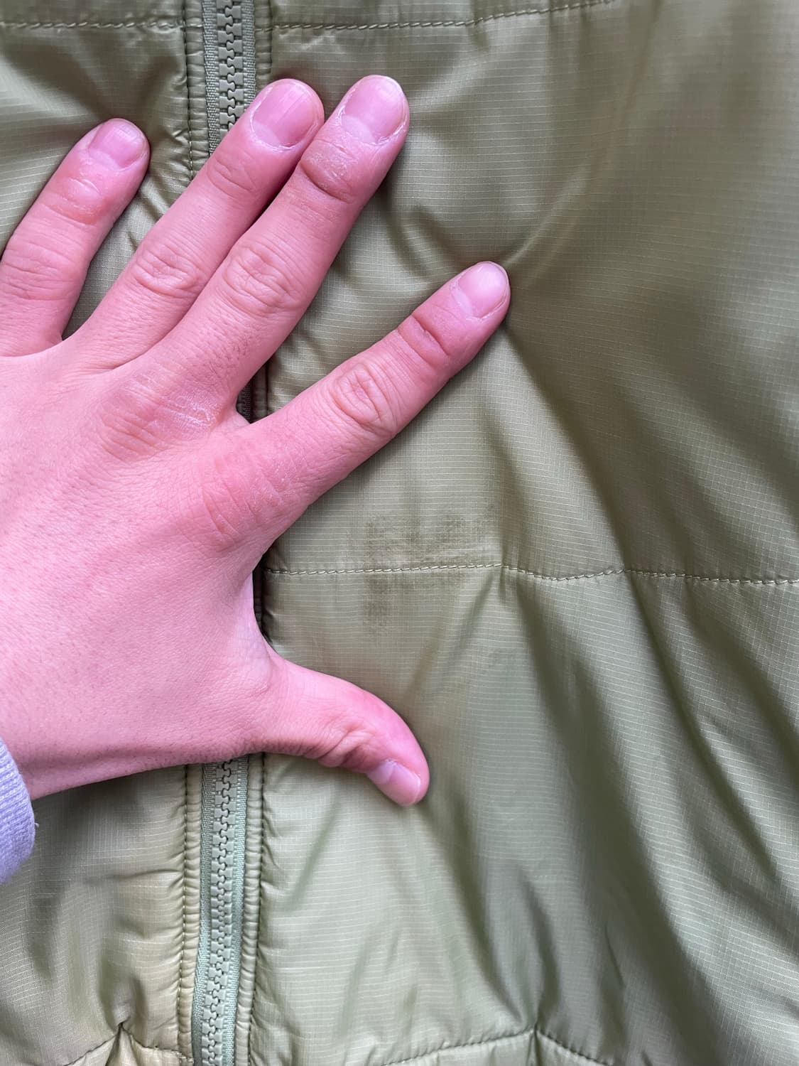 노스페이스 경량패딩 M 상품이미지5