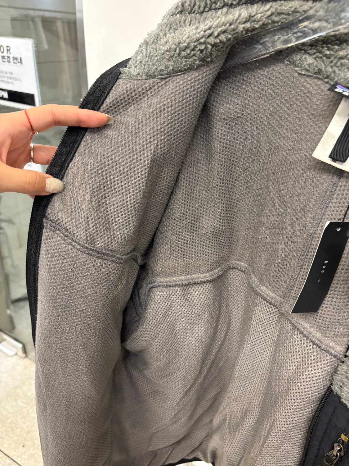 Patagonia fleece zip up gray 상품이미지6