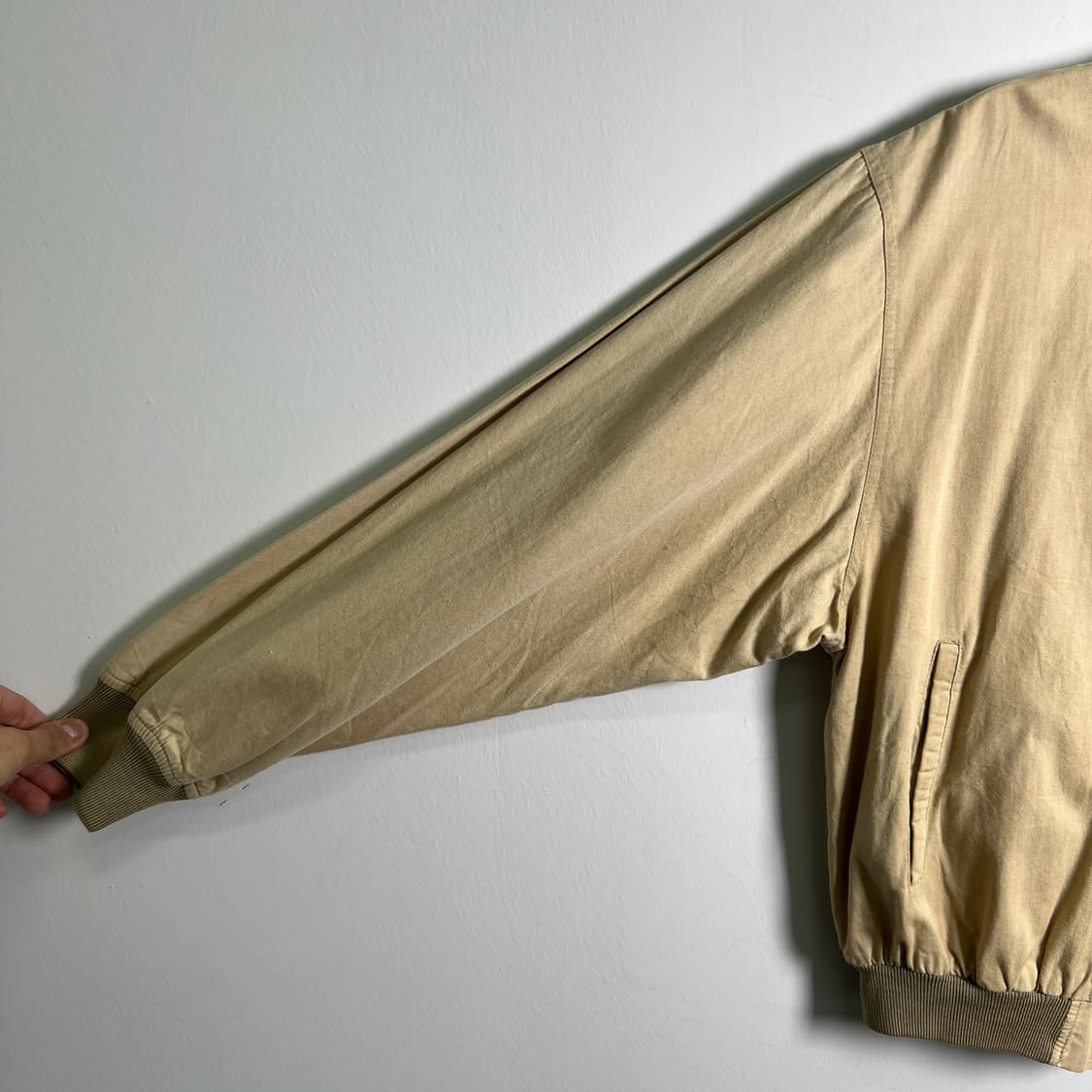 조르지오 아르마니 빈티지 베이지 봄버 자켓  상품이미지7