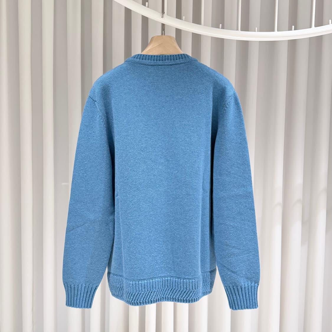 52 / 로로피아나 캐시미어 블루 니트 상품이미지6