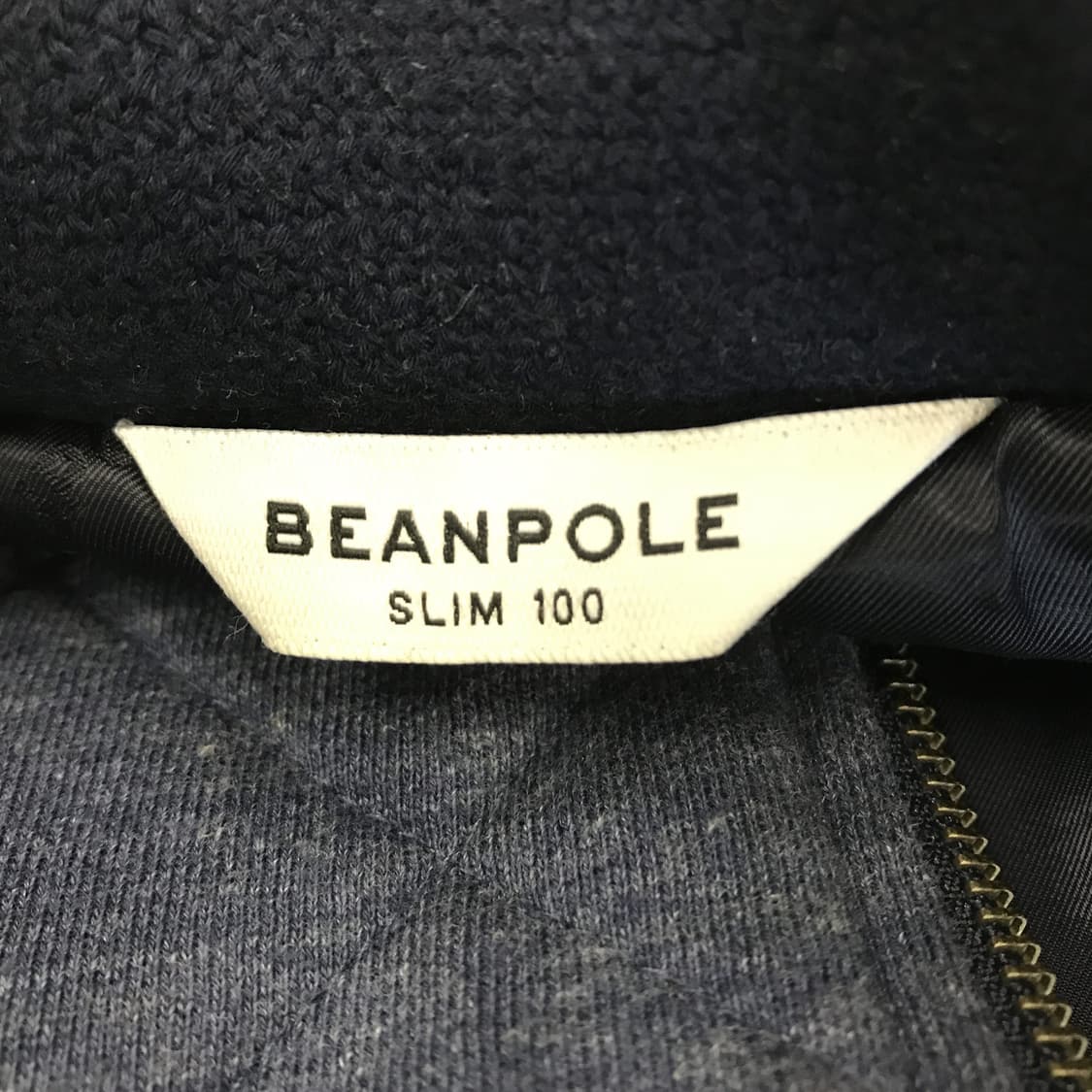 빈폴 니트 퀼팅 블루종점퍼 [95-100] 상품이미지5