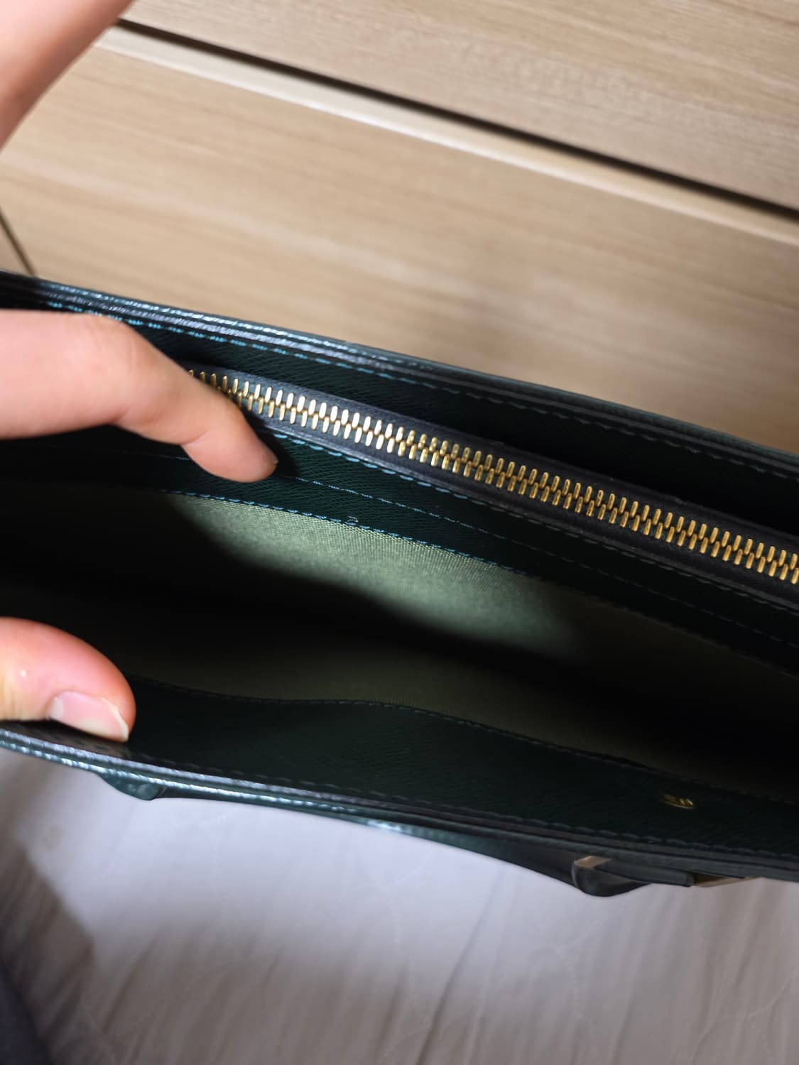 루이비통 타이가 로잔 서류가방 그린 상품이미지4