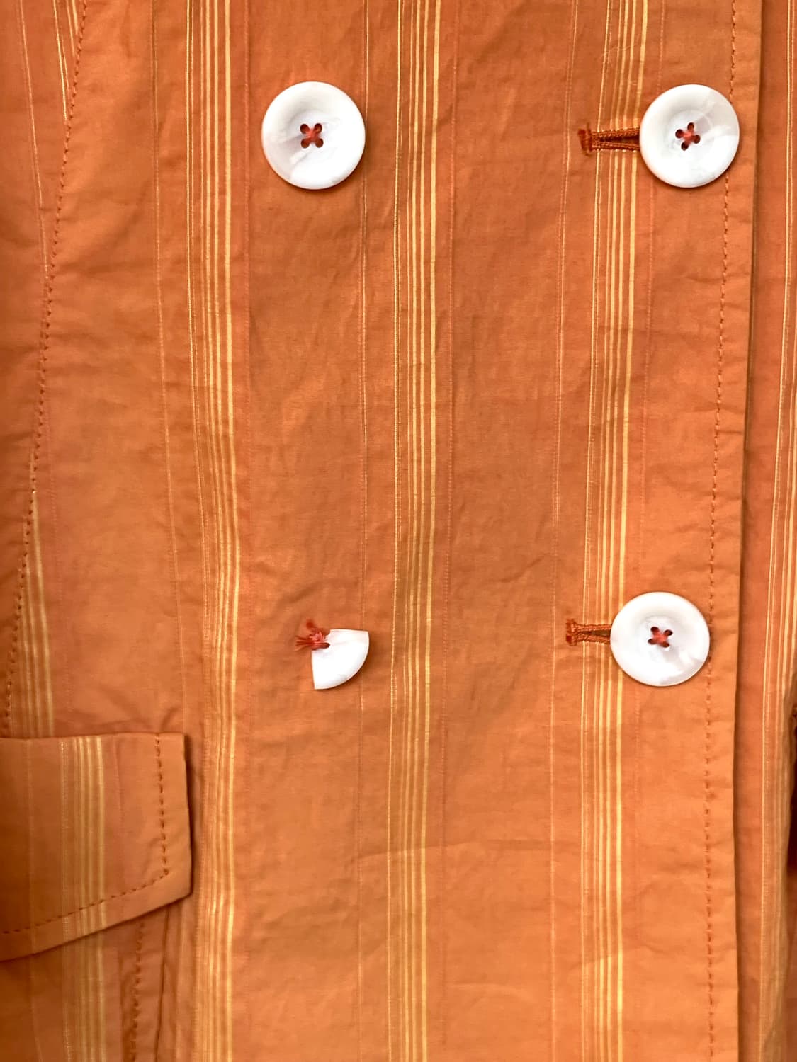 y2k 오렌지 썬라이즈 투버튼 간절기 자켓 상품이미지8