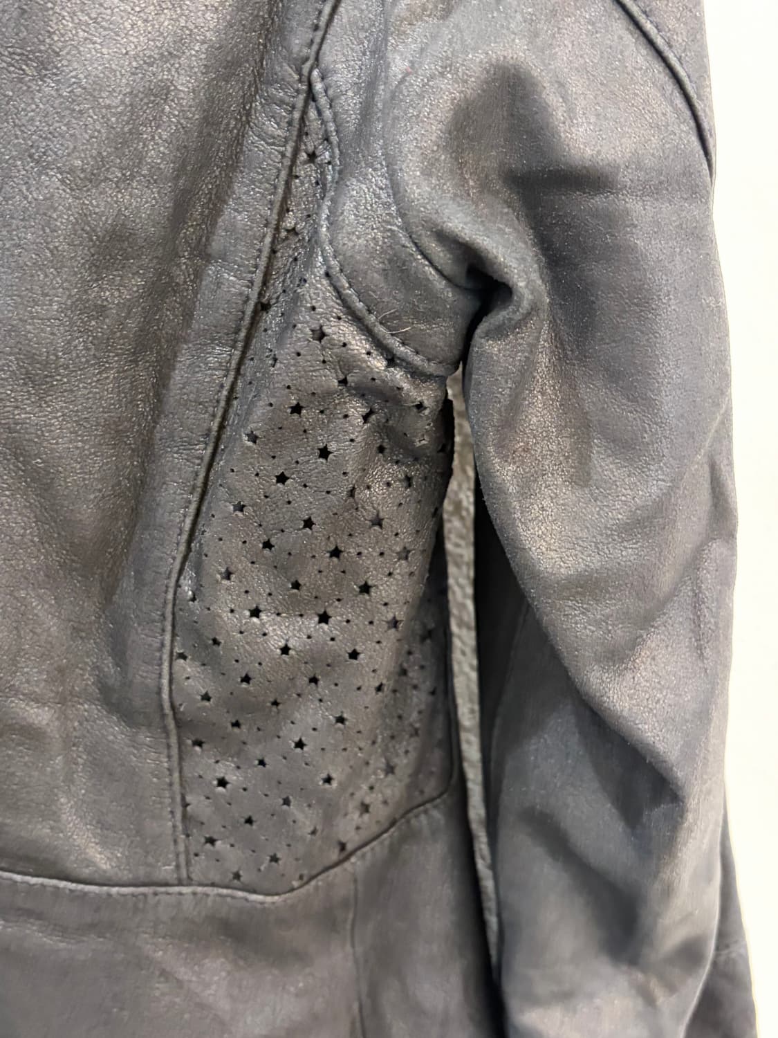 Vintage Black Leather Jacket 상품이미지4