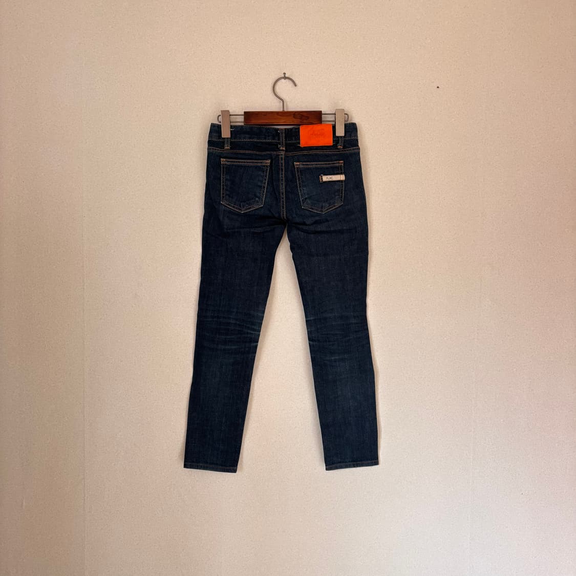 플랙진 24 크롭 스키니진 HART 진청 데님 가성비 상품이미지2