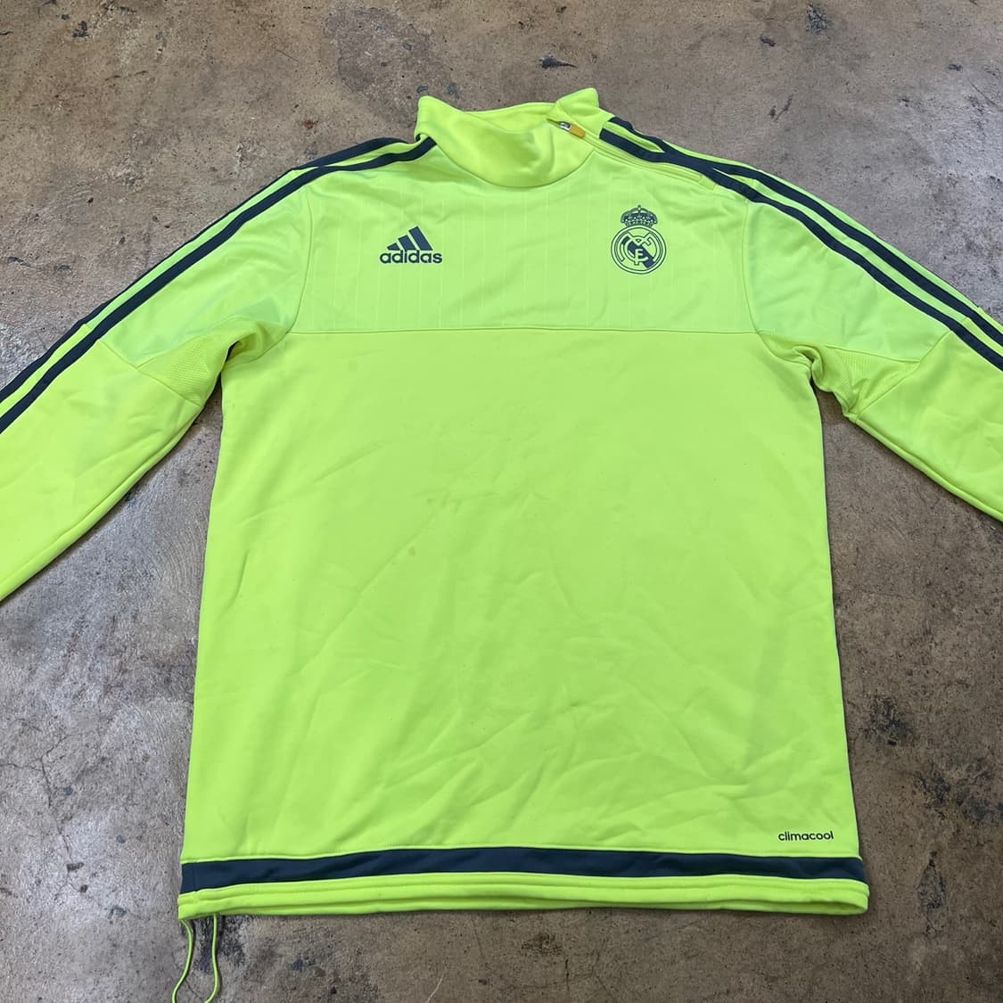 [정품/105] 아디다스 레알마드리드 트레이닝 탑 형광 긴팔티셔츠 b15 상품이미지3