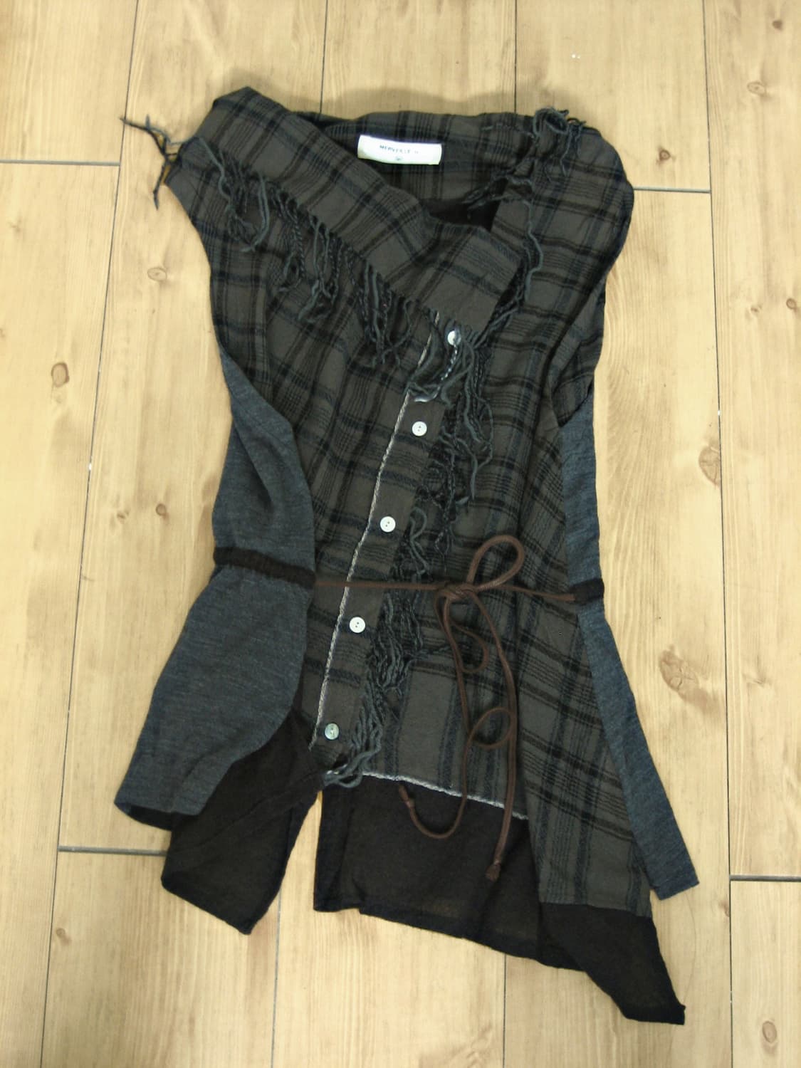 [MERVEILLE H.] check hippy vest 상품이미지2