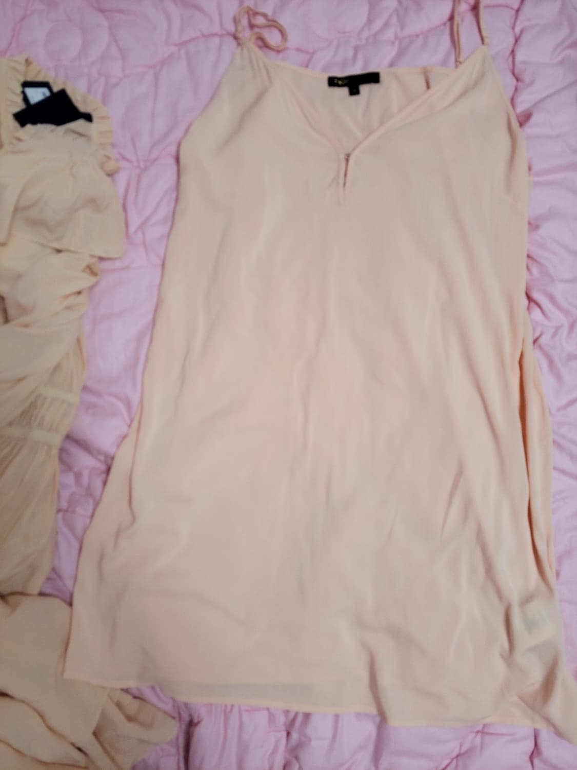 급처새상품!maje 마쥬 피치핑크 러플 리본 혜리원피스 셀프포트레이트st 상품이미지7