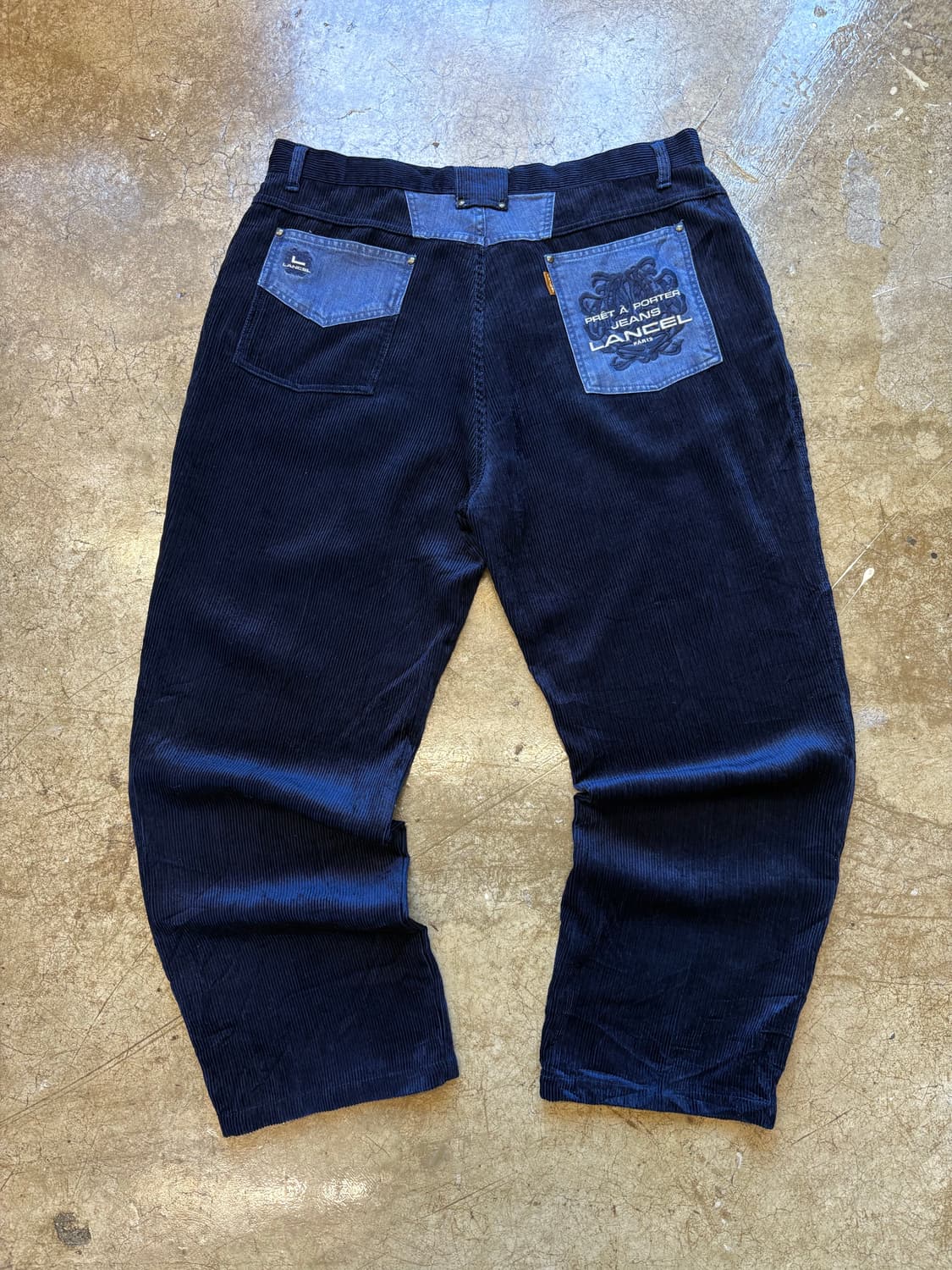 90s 란셀 LANCEL 와이드 코듀로이 팬츠 상품이미지6