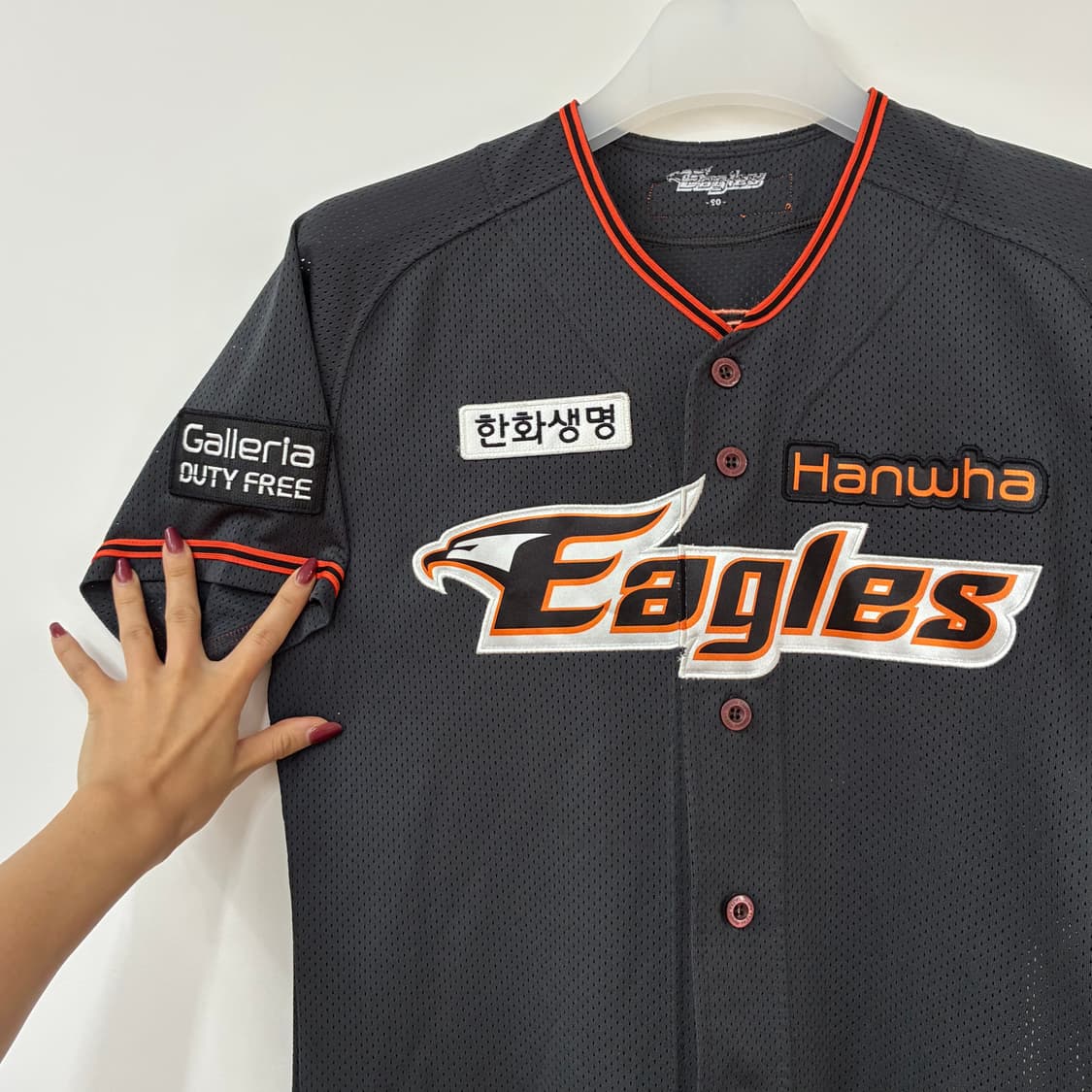 한화이글스 김민우 마킹 원정 어센틱 유니폼 상품이미지5